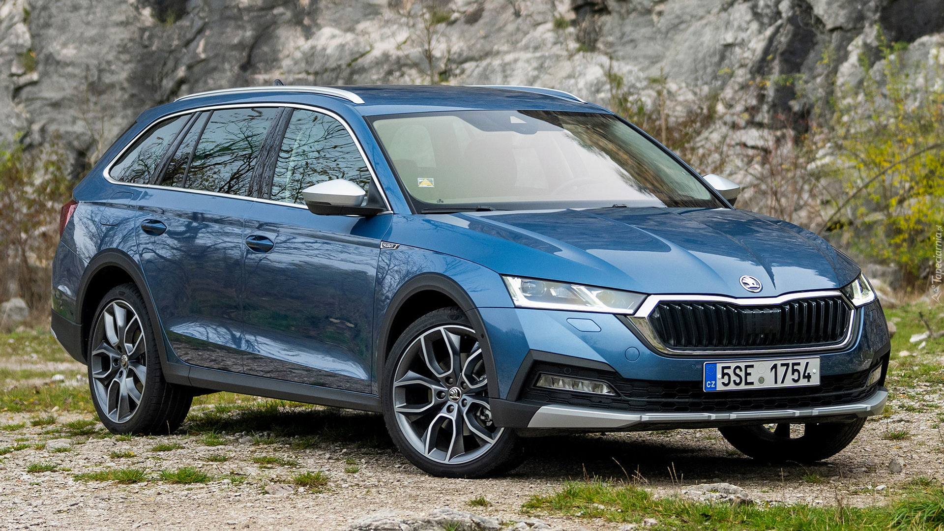 Skoda Octavia Scout, Niebieska