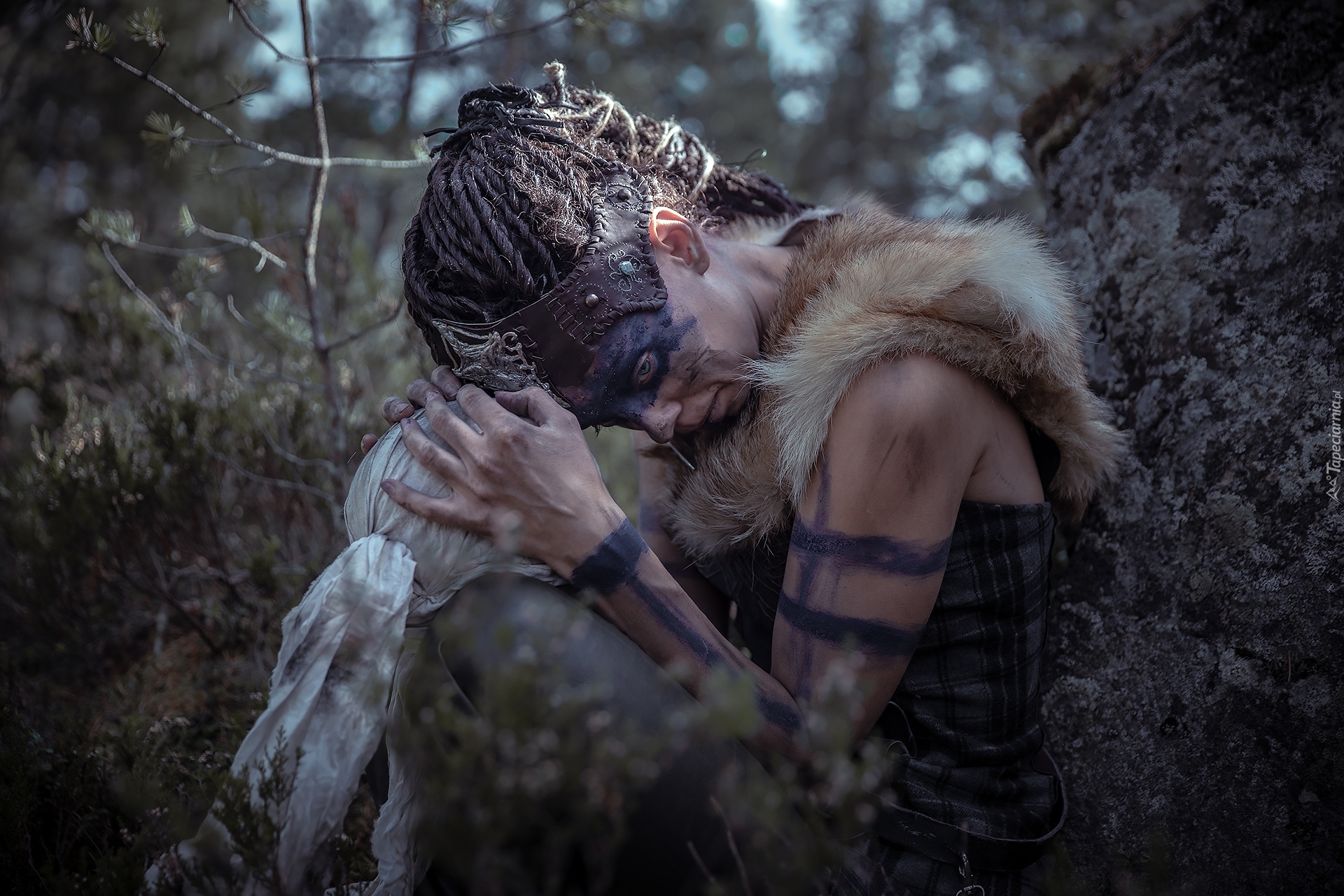 Cosplay, Wojowniczka, Senua, Hellblade Senua s Sacrifice