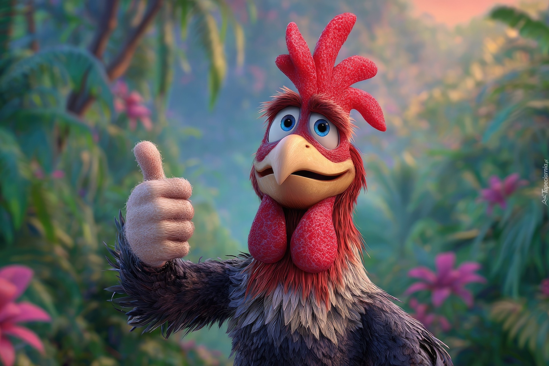 Kogut, Palec, Kciuk, Śmieszne