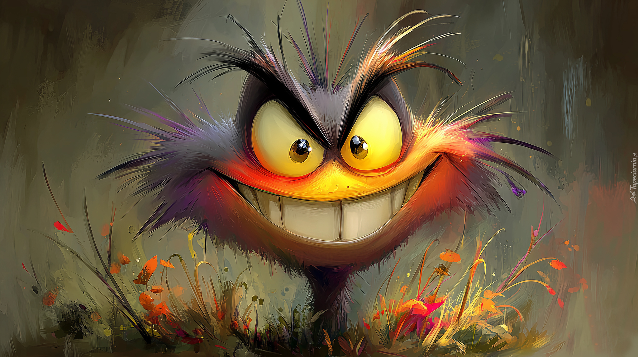 Stworek, Uśmiech, Grafika AI