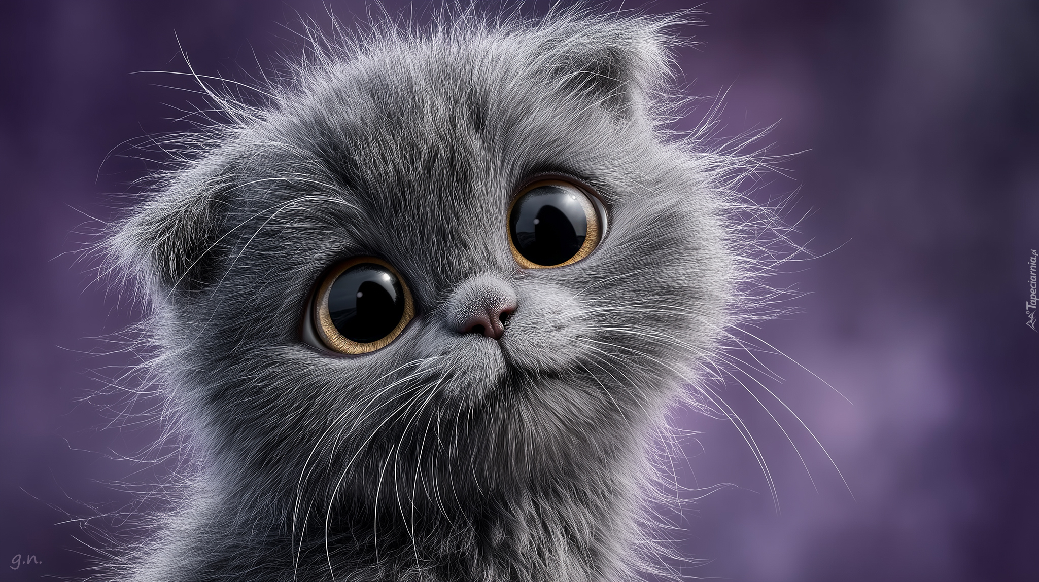 Szary, Kot, Grafika AI