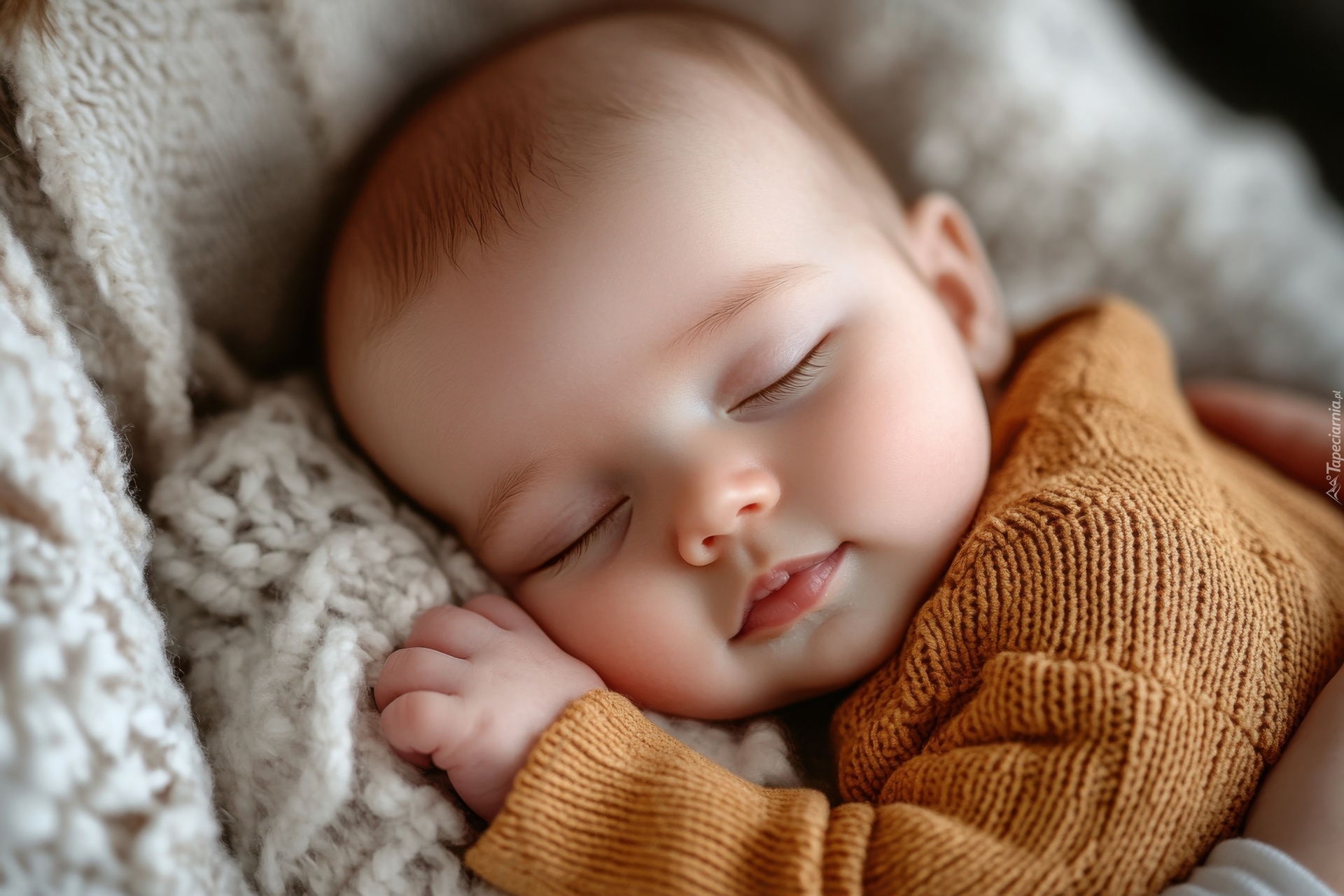 Śpiące, Dziecko, Grafika AI, Niemowlę