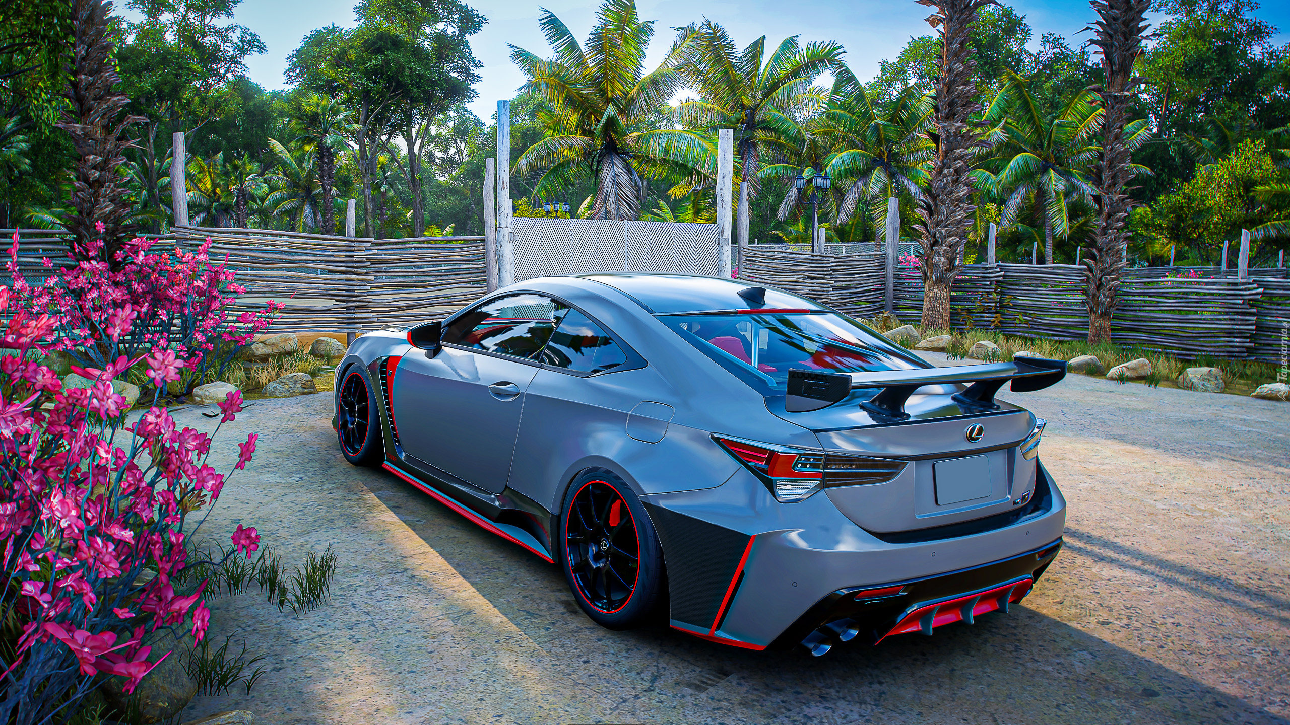 Gra, Forza Horizon 5, Lexus RC F, Niebieski