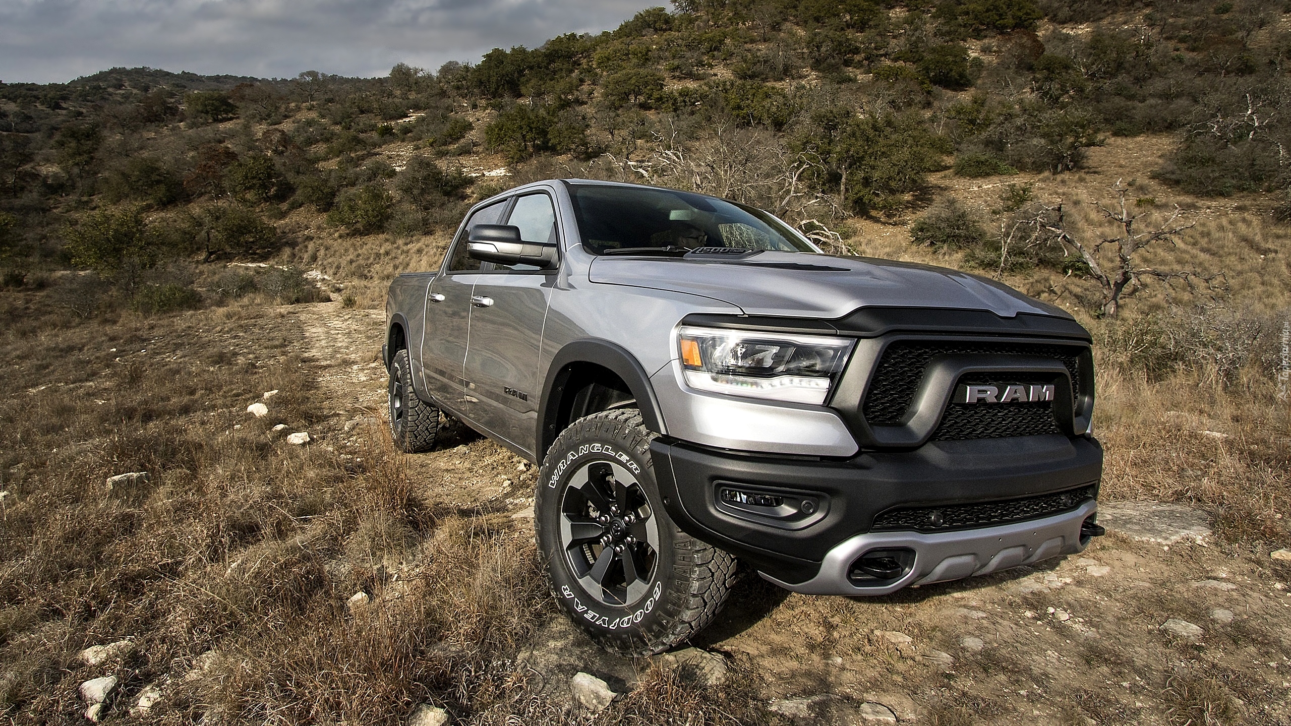 Srebrny, Dodge Ram 1500, Rebel, 2019