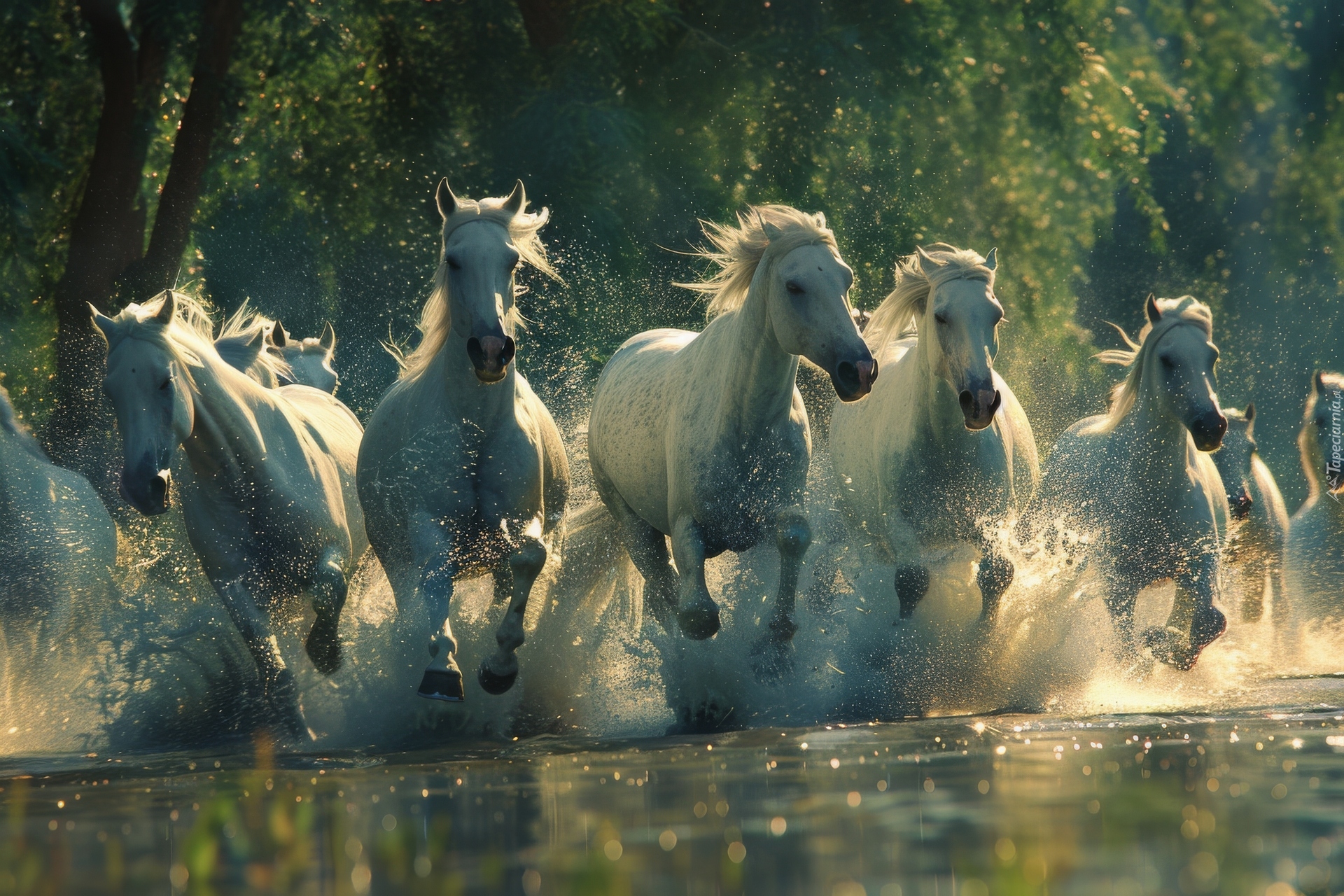 Konie, Rzeka, Galop