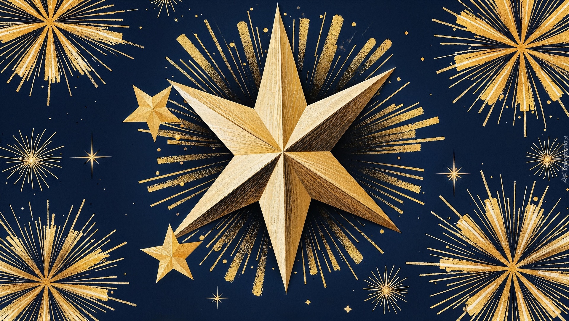 Gwiazdy, Złote, Świecące