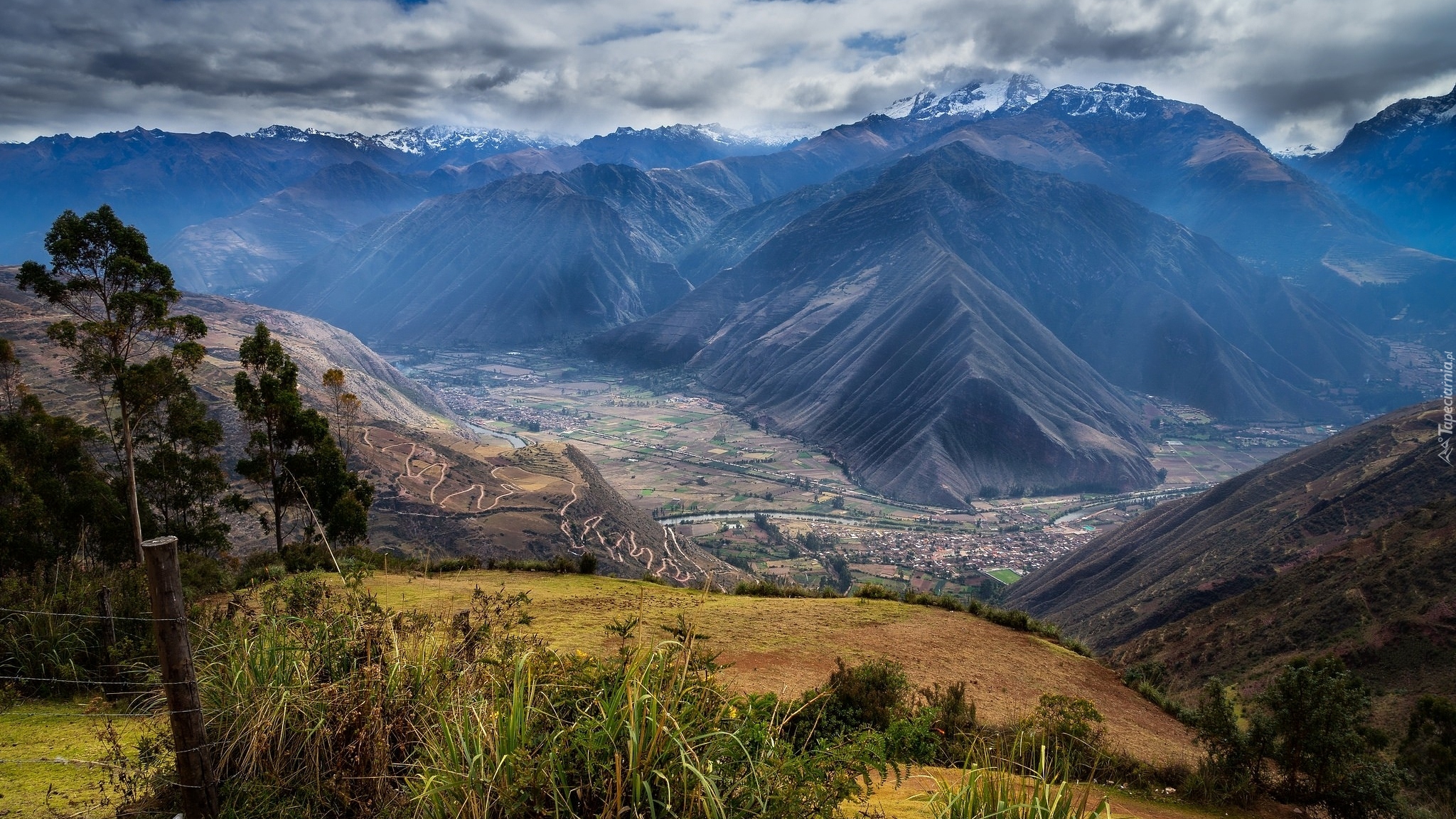Góry Andy, Święta Dolina Inków, Miasteczko Urubamba, Peru