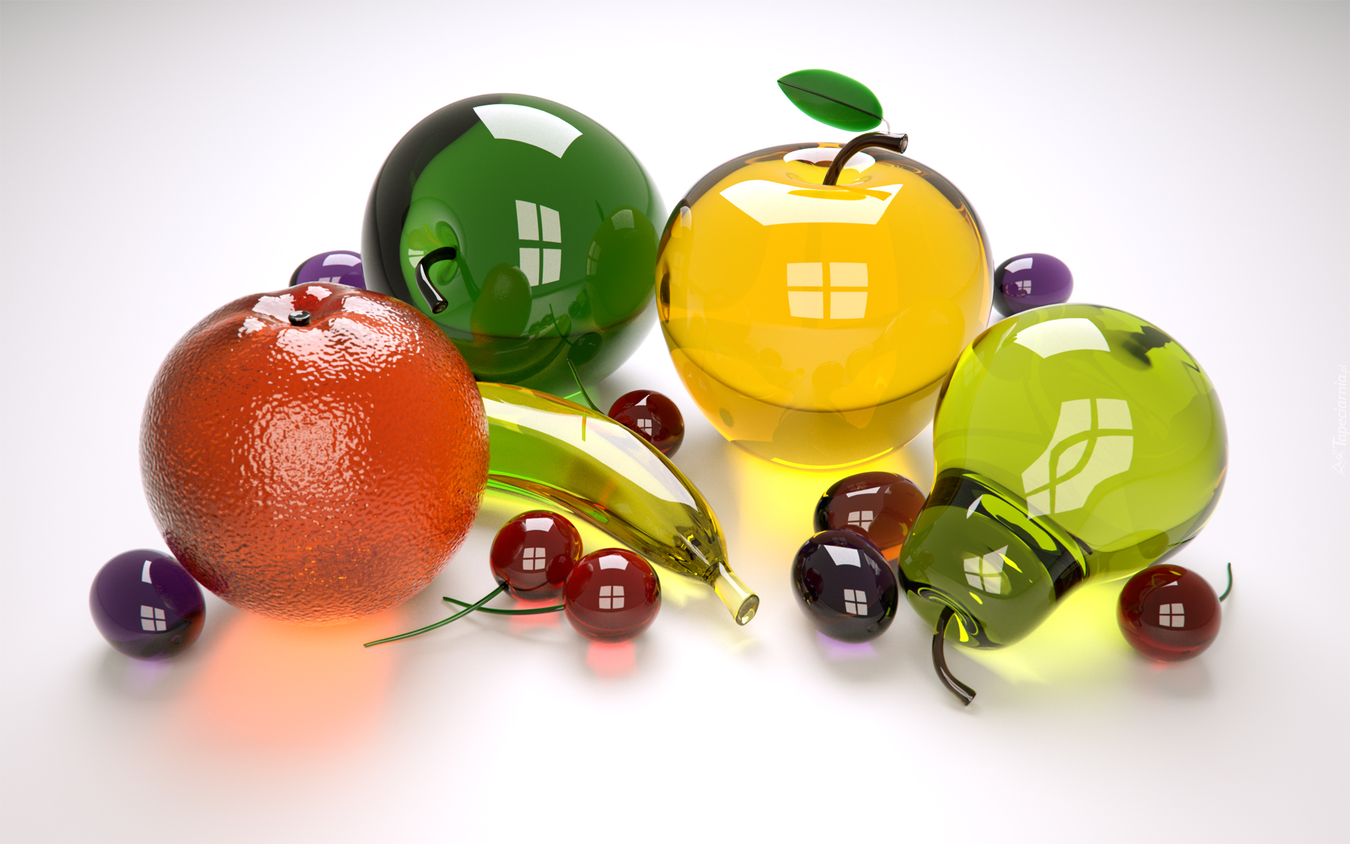 Grafika 3D, Owoce