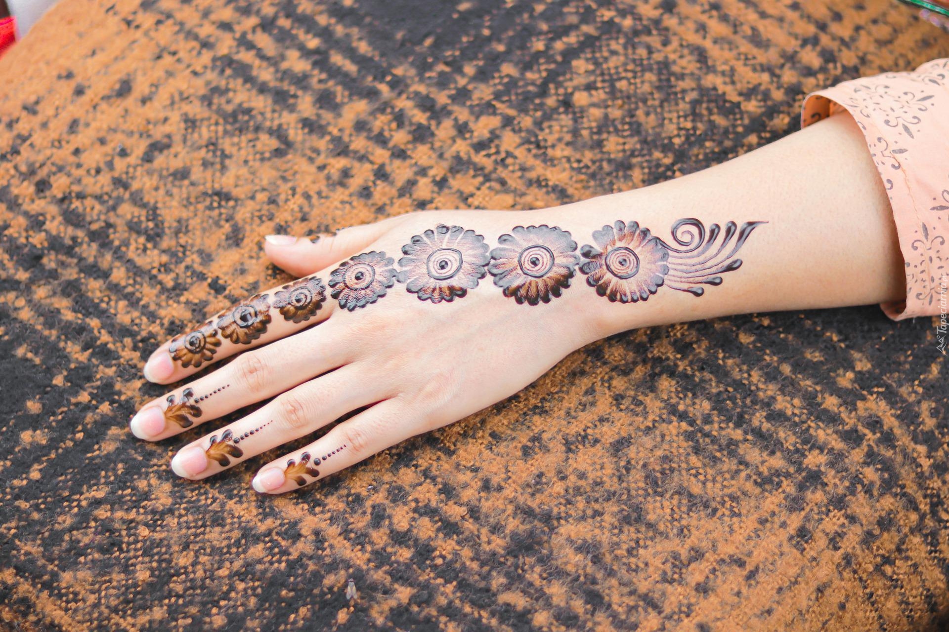 Tatuaż, Henna, Ręka