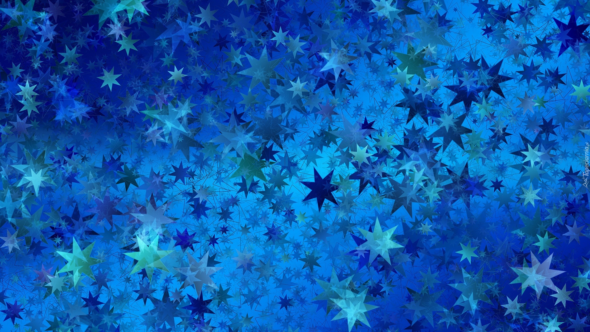 Tekstura, Gwiazdy, Niebieskie tło