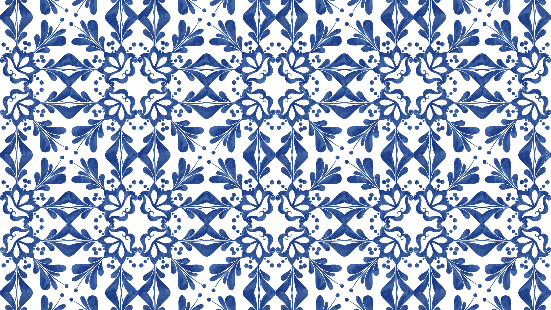 Tekstura, Niebieski, Ornament