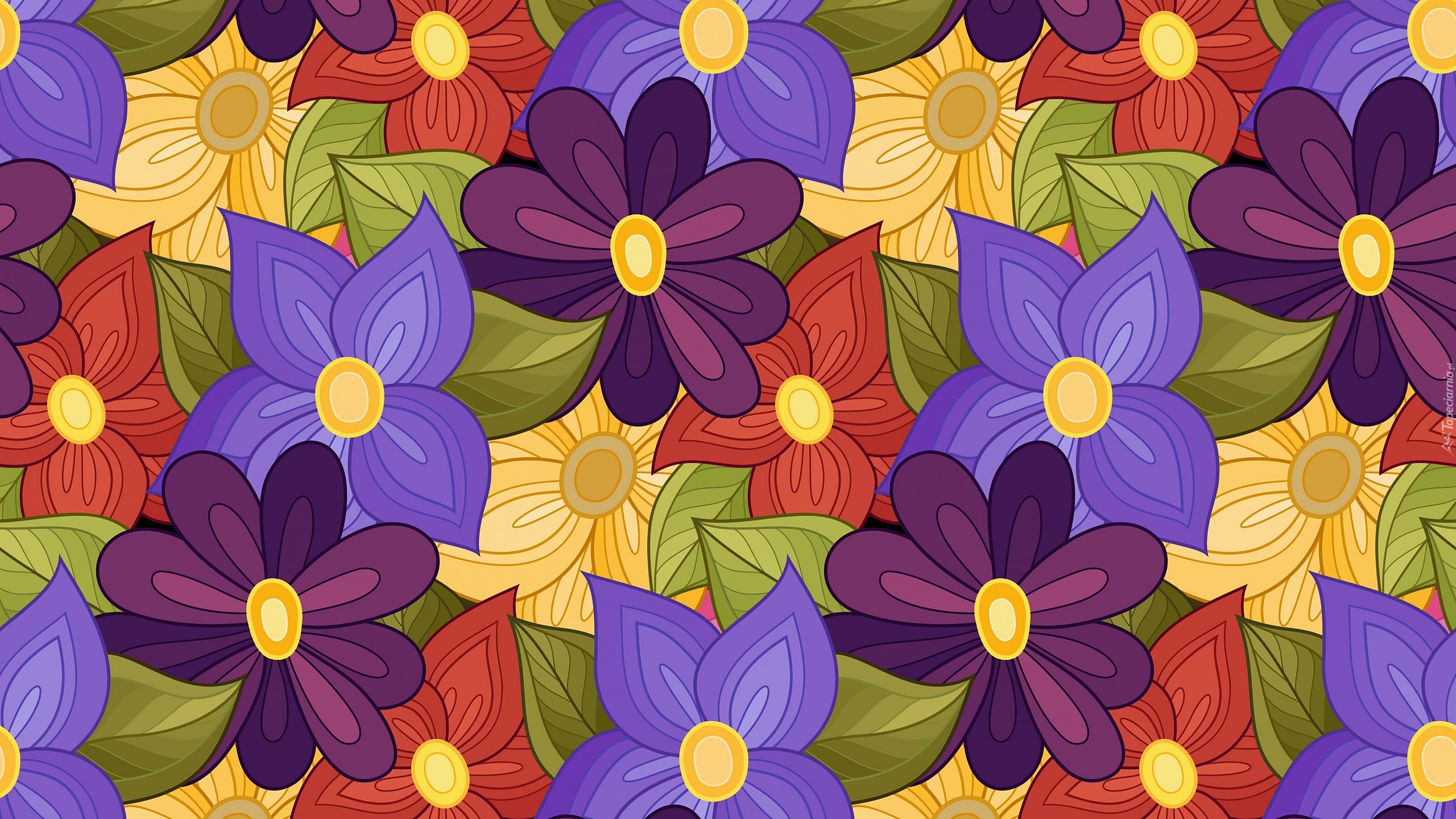 Tekstura, Kolorowe, Kwiaty