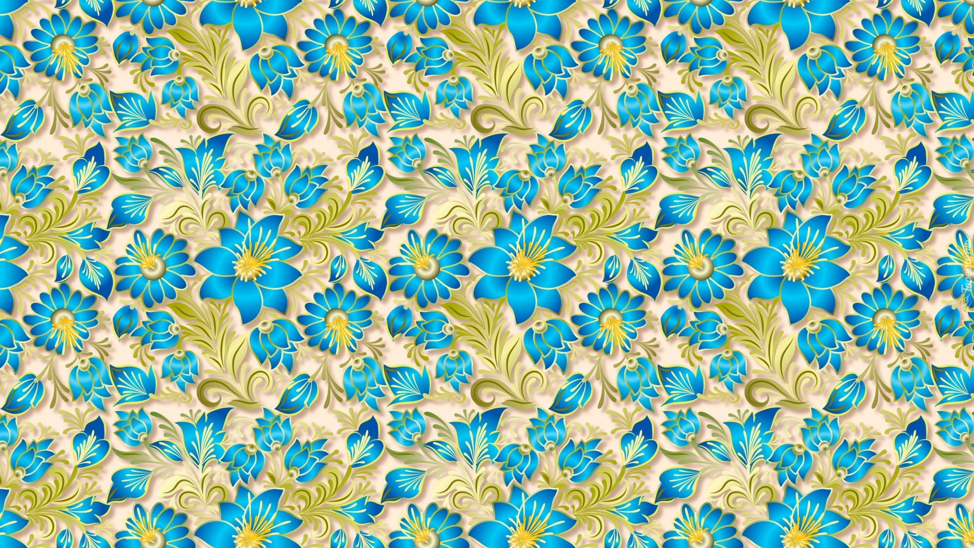 Kwiaty, Niebieskie, Tekstura