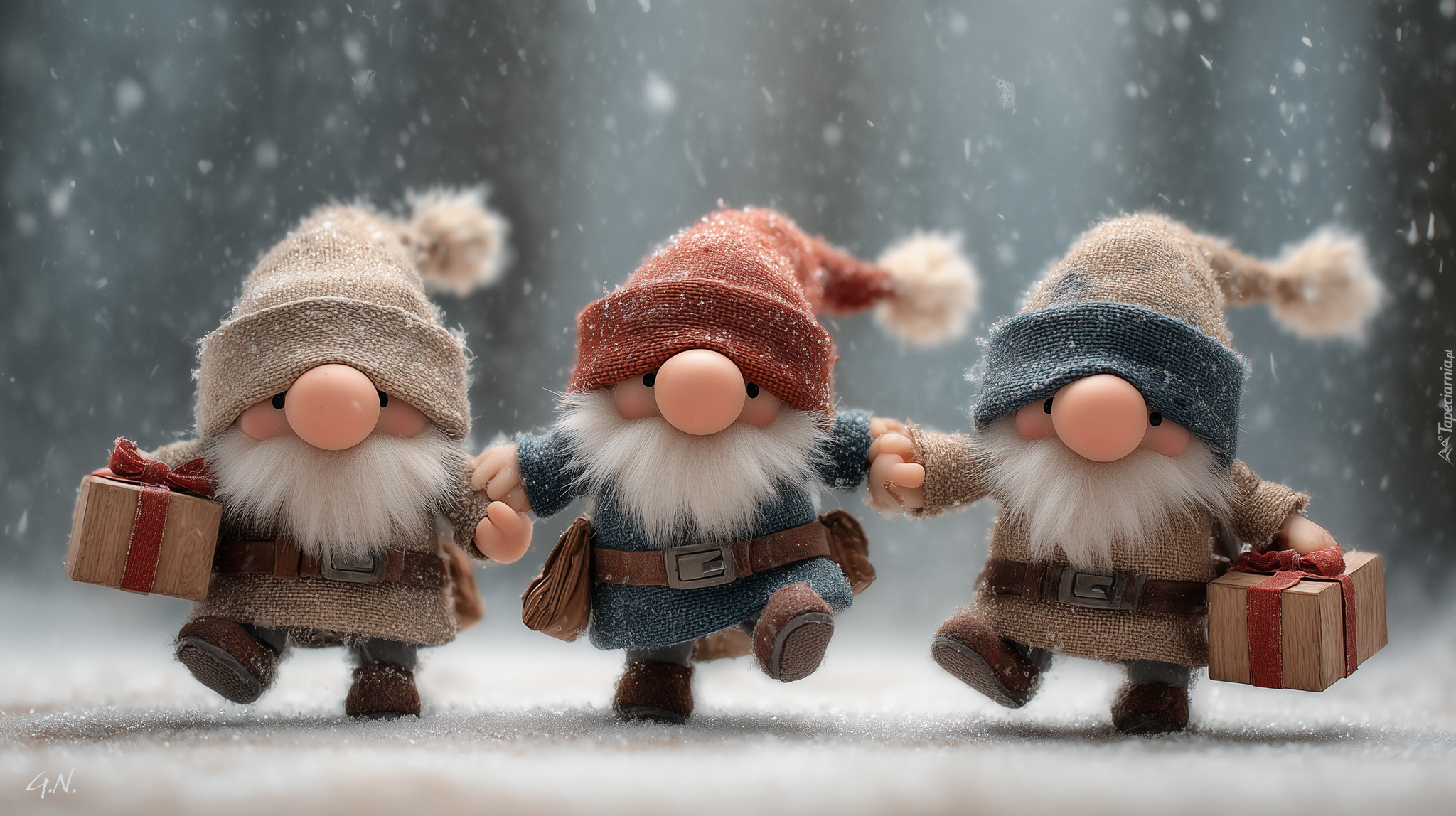 Trzy, Skrzaty, Grafika AI