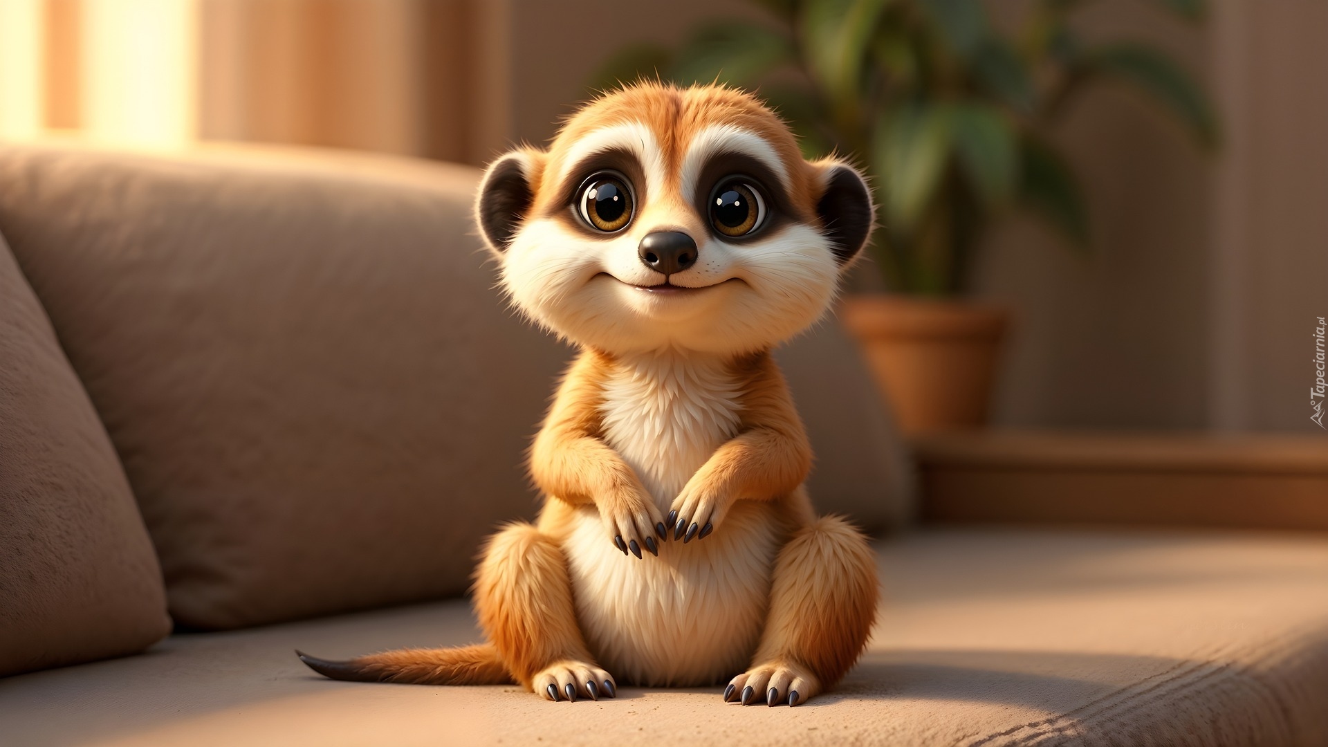 Surykatka, Uśmiech, Kanapa