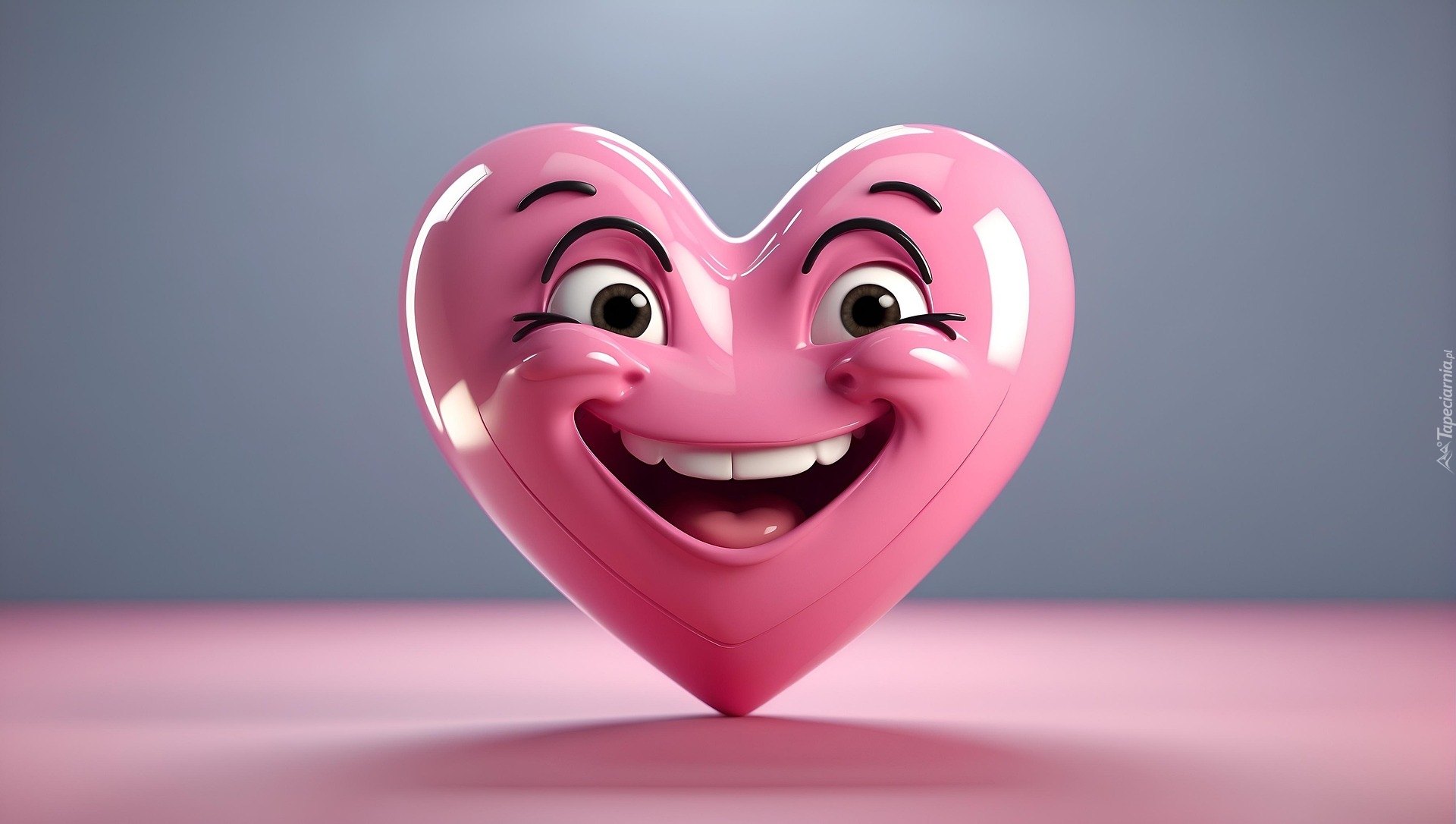 Serce, Miłość, Uśmiech