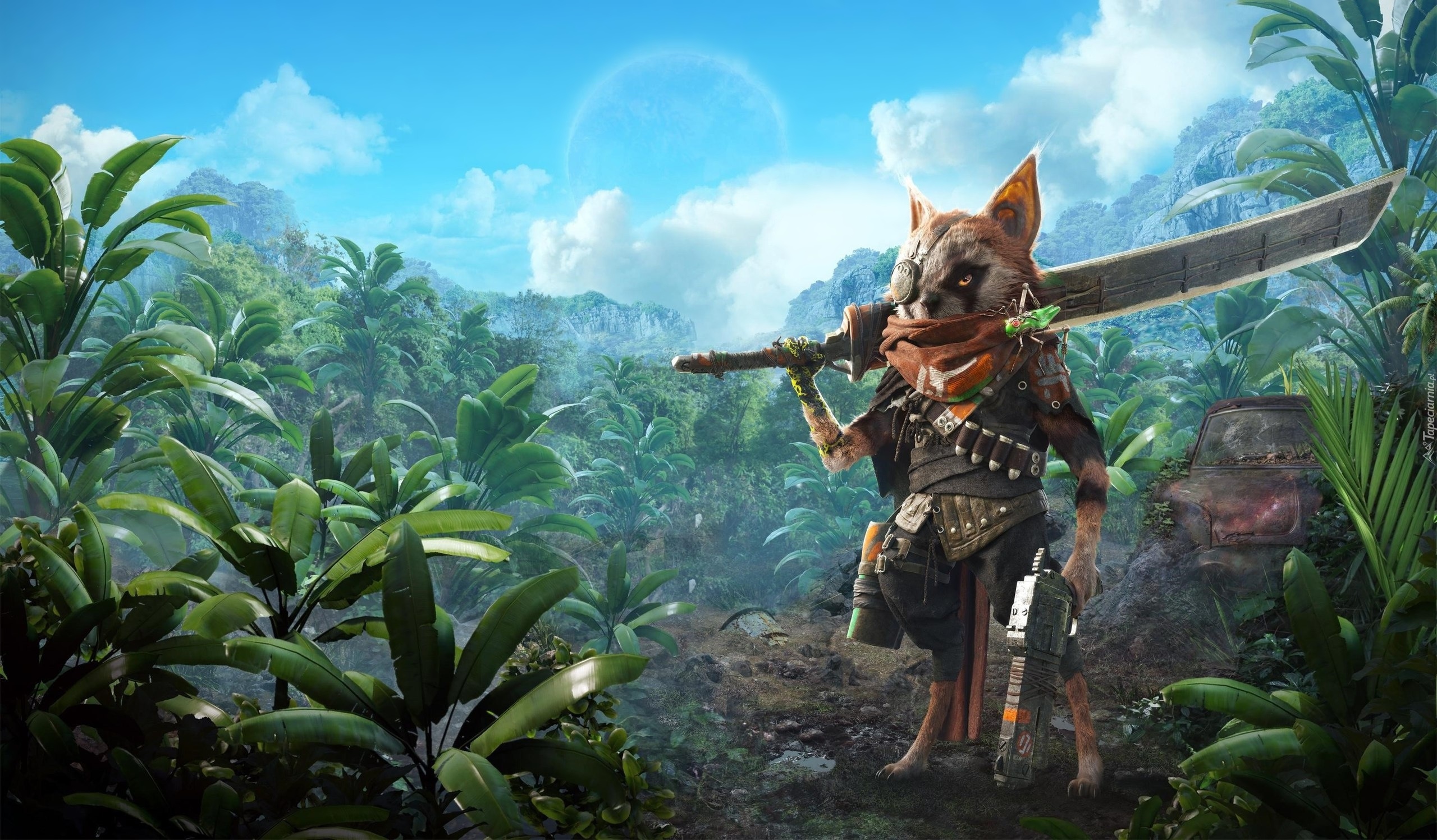 Gra, Biomutant, Kot, Miecz