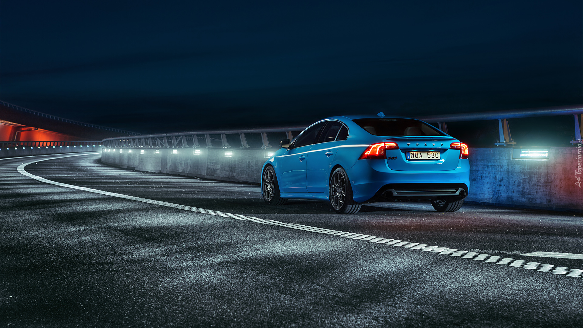 Volvo S60 Polestar, 2013, Droga, Noc