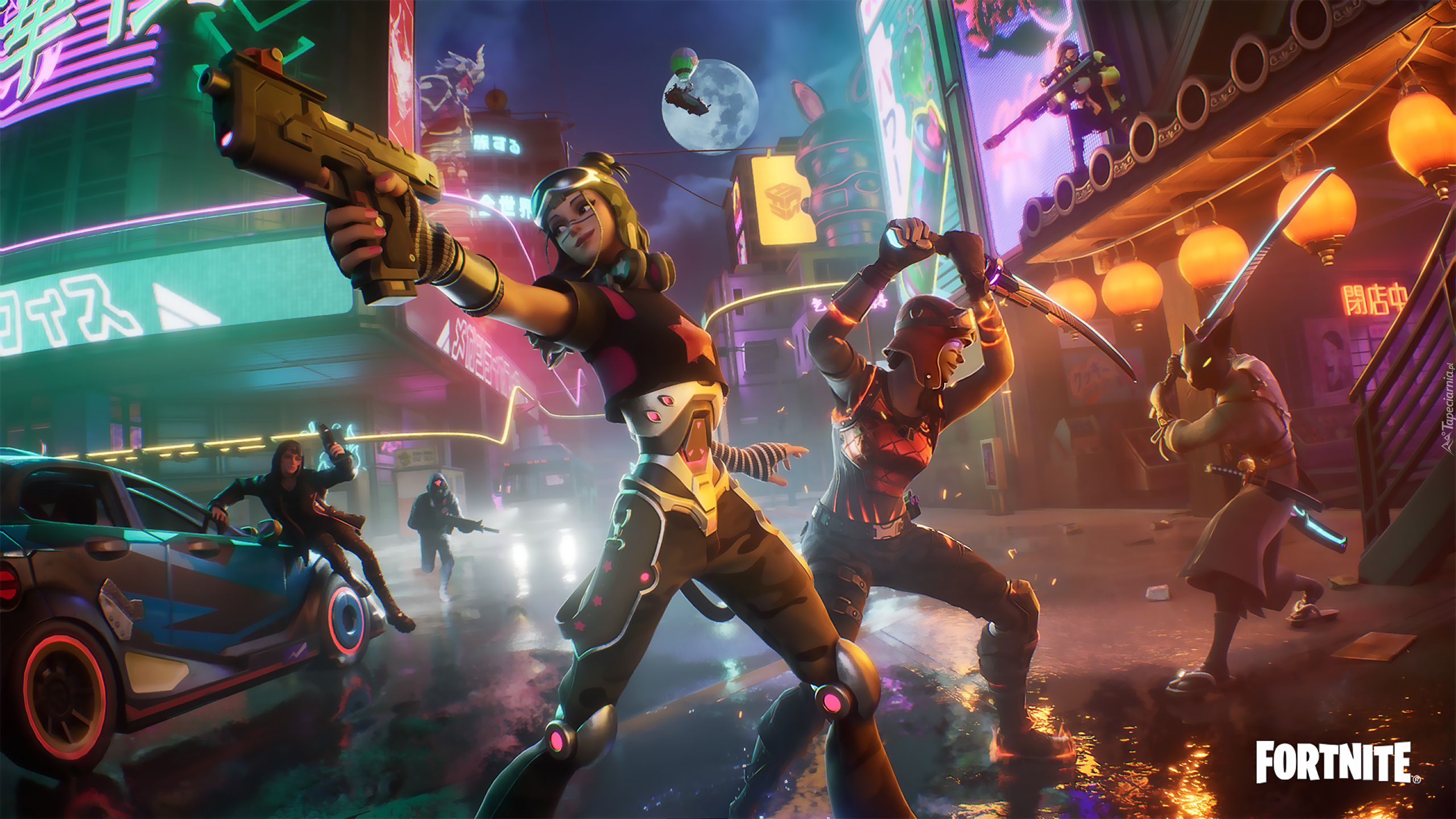 Gra, Fortnite Renegade Runner Cool, Postacie