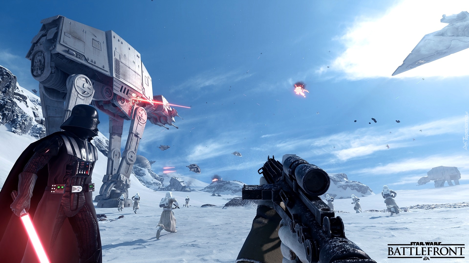 Star Wars: Battlefront, Postacie, Darth Vader, Walka