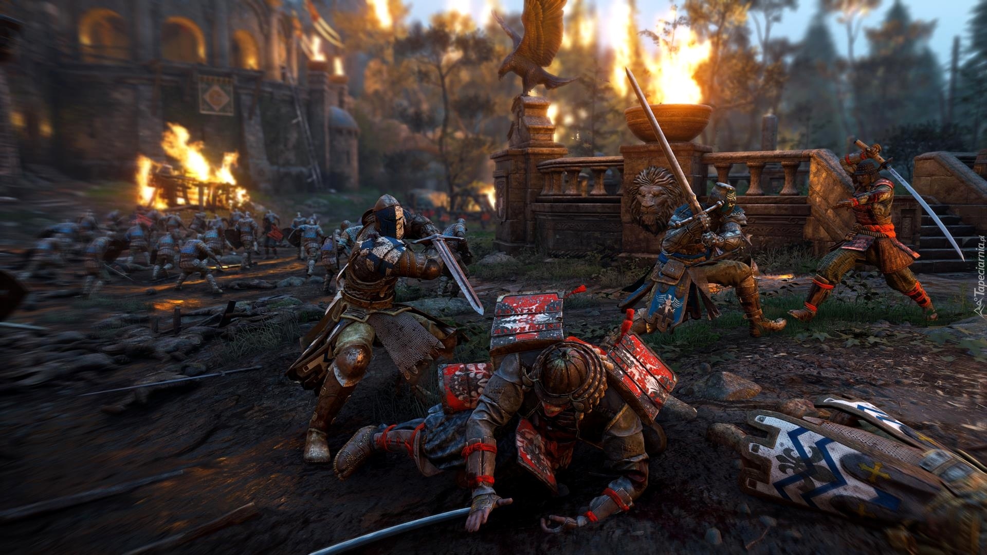 For Honor, Gra, Rycerze, Samuraje, Walka