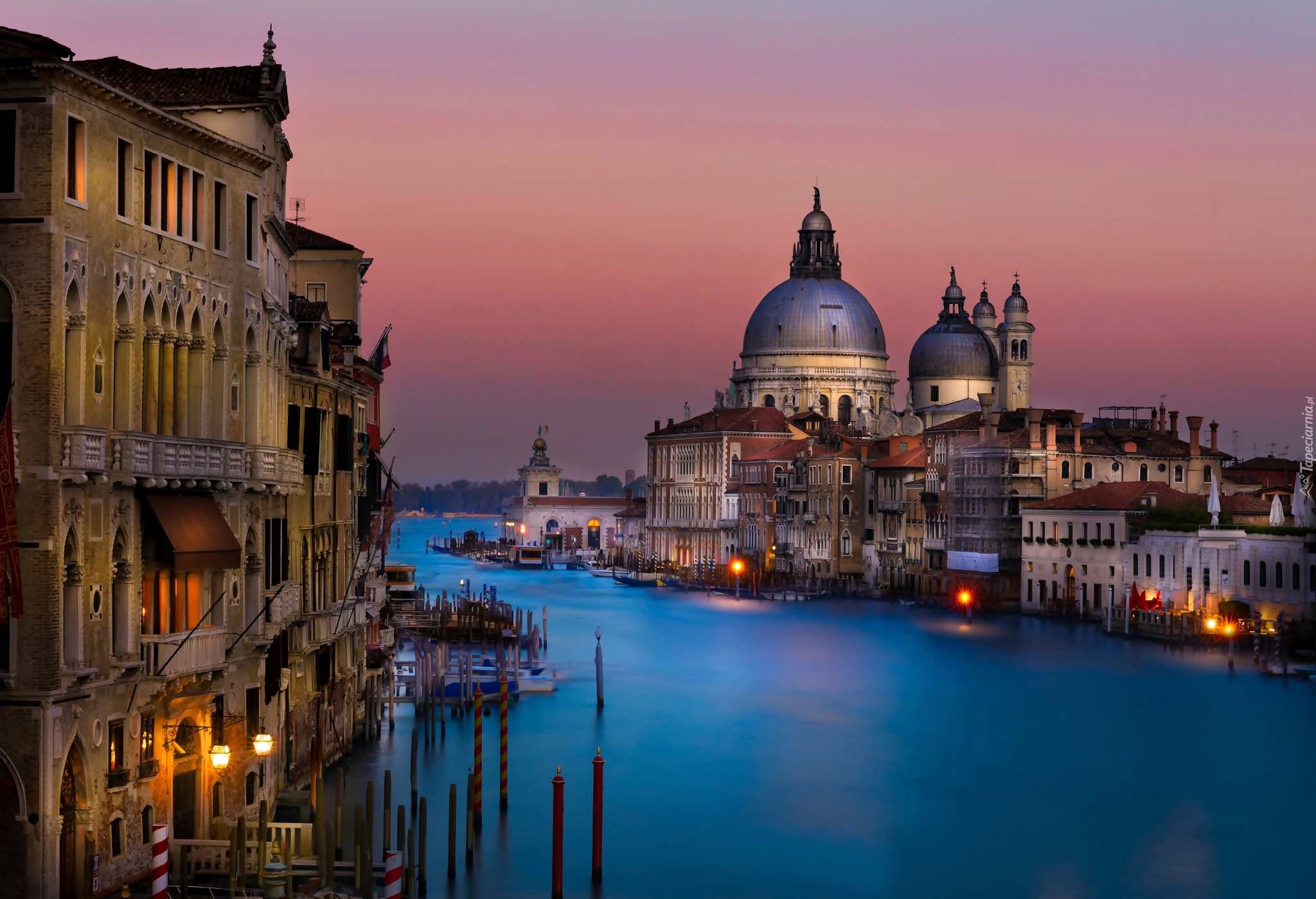 Włochy, Wenecja, Katedra, Bazylika św. Marka, Kanał Canal Grande