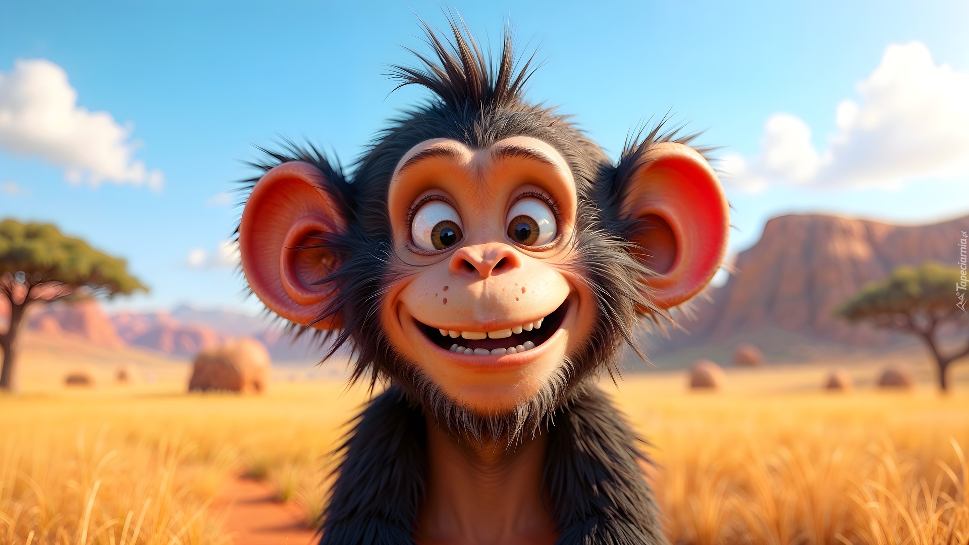 Małpka, Wesoła, AI