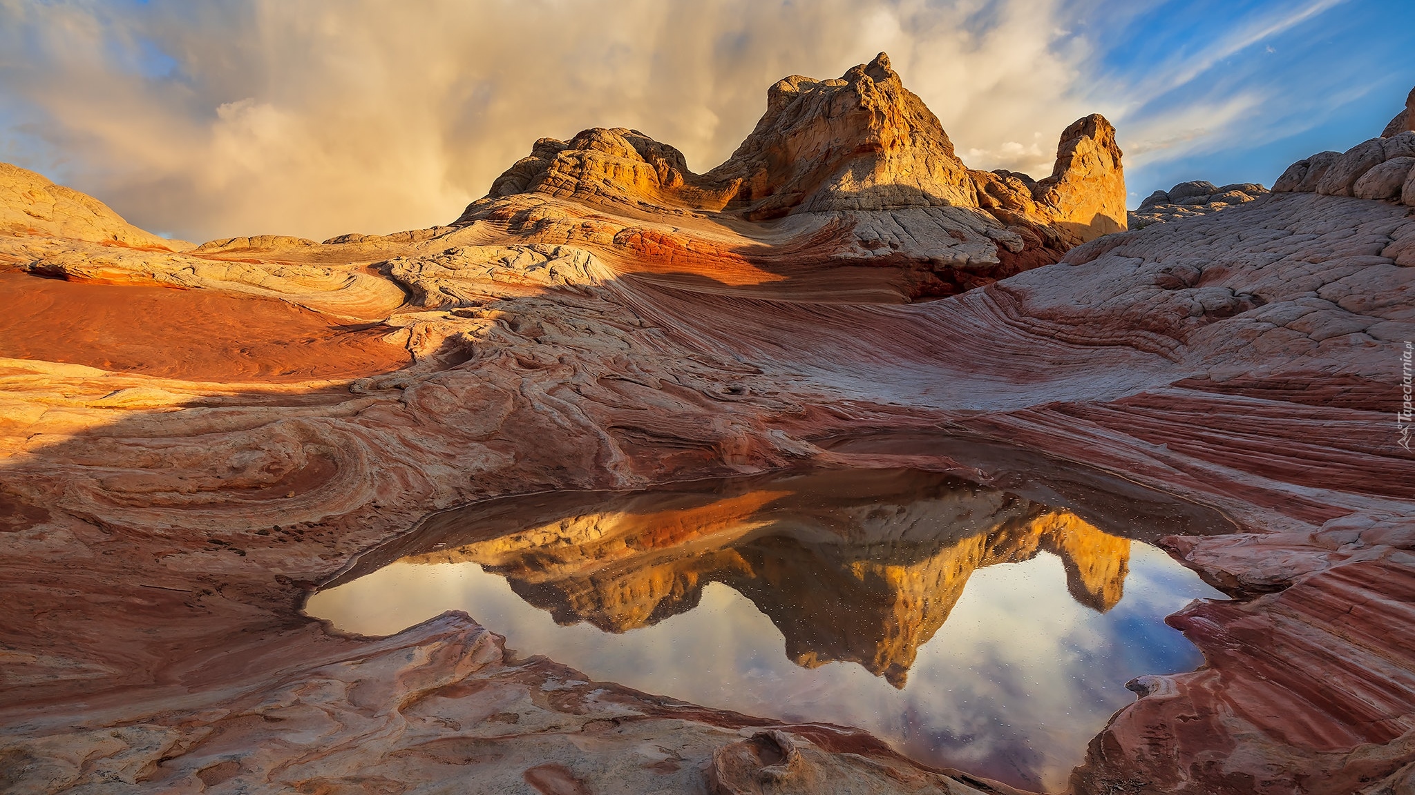 Formacje skalne, White Pocket, Skała, Vermilion Cliffs National Monument, Arizona, Stany Zjednoczone