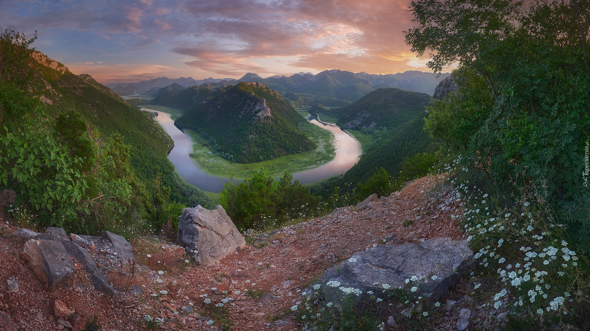 Góry, Rzeka Crnojevica, Zakole, Lasy, Czarnogóra