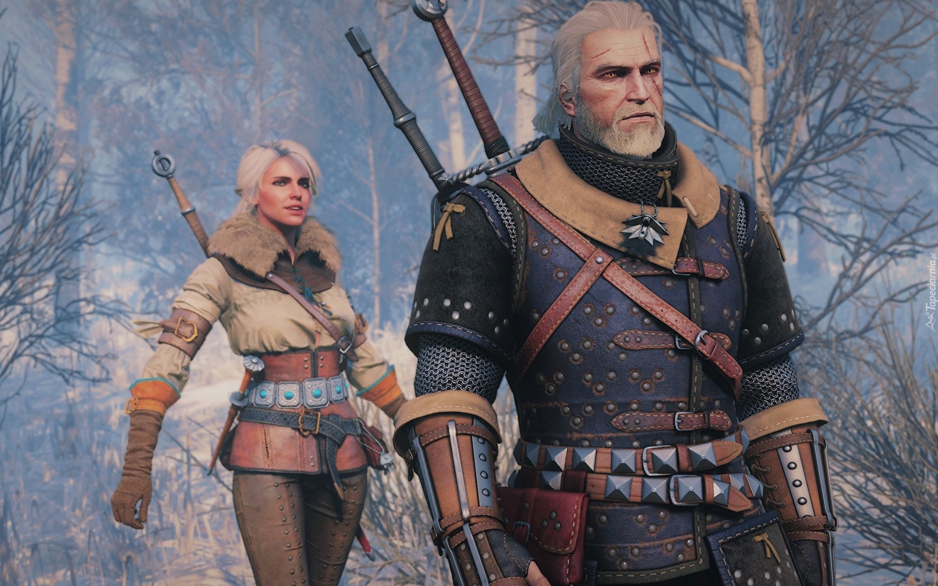 Gra, Wiedźmin, Ciri, Wiedźmin 3 Dziki Gon, Geralt, The Witcher 3 Wild Hunt