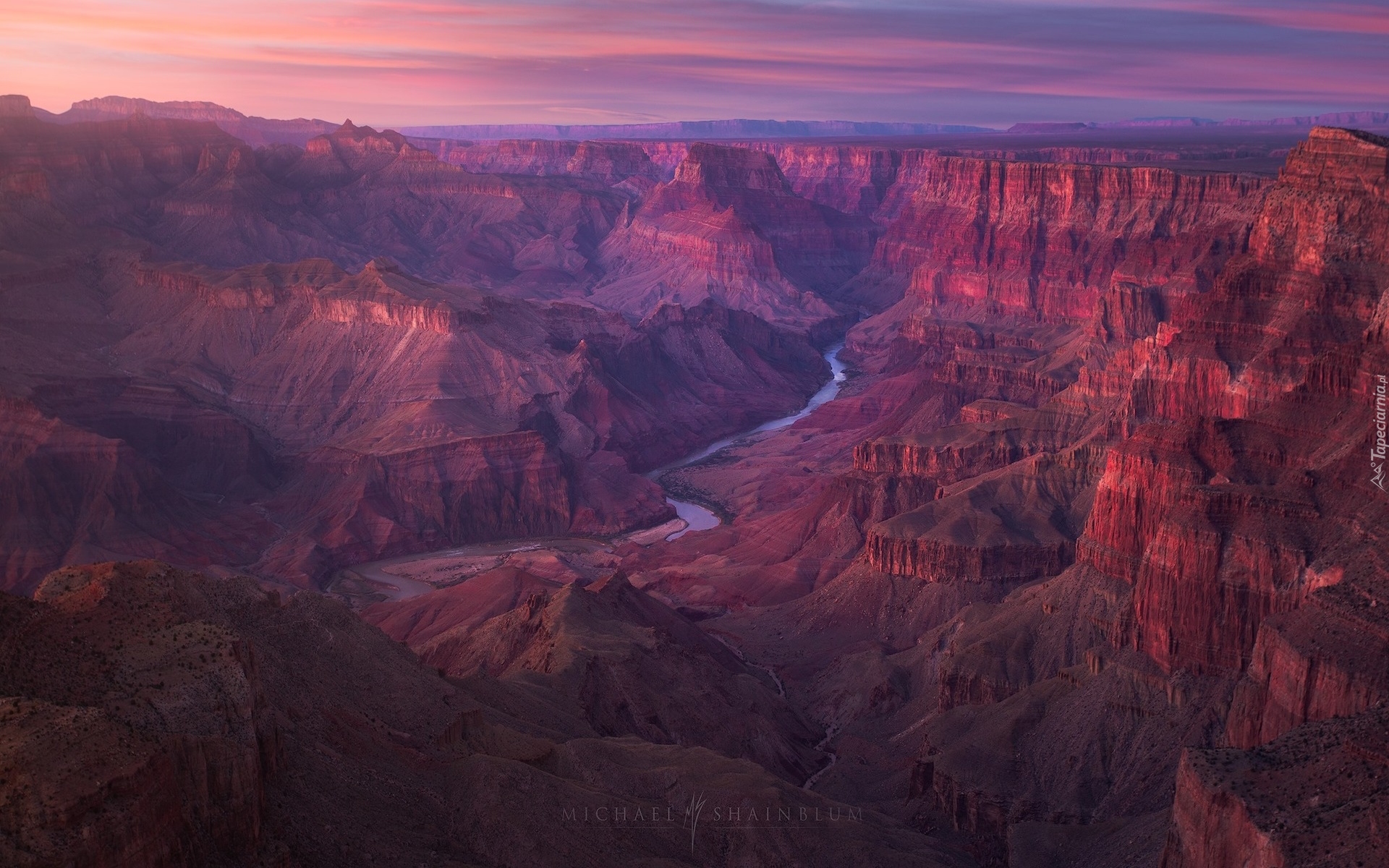 Park Narodowy Wielkiego Kanionu, Wielki Kanion Kolorado, Grand Canyon, Rzeka, Kolorado River, Stany Zjednoczone