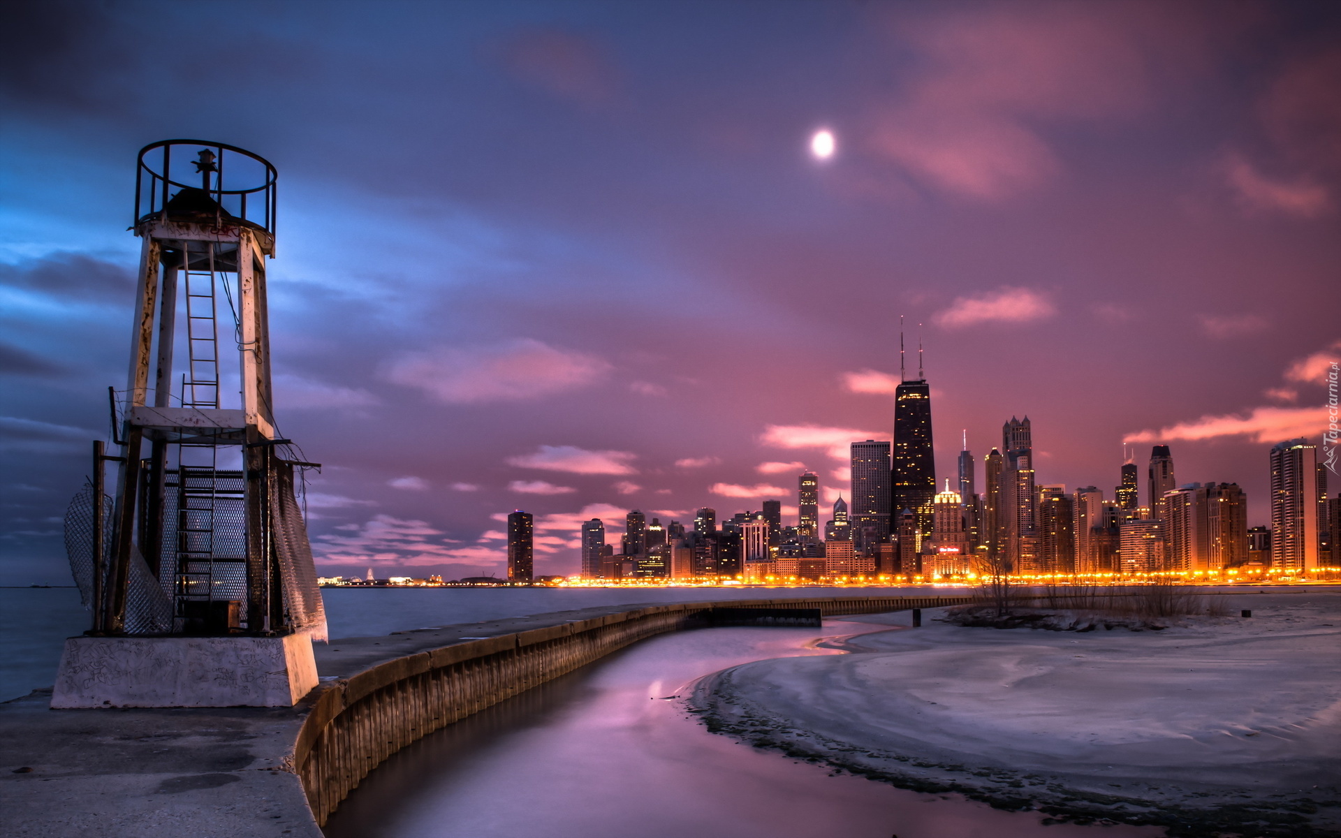 Chicago, Drapacze chmur, Noc