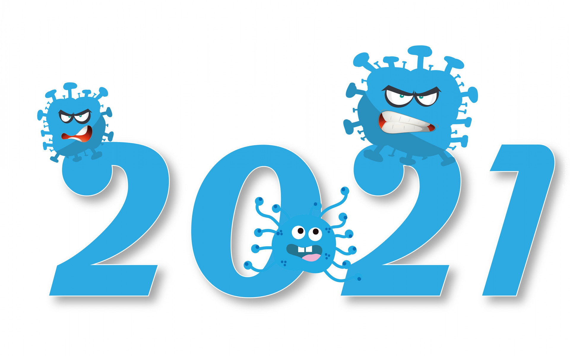 Nowy Rok, 2021, Wirusy, Koronawirus