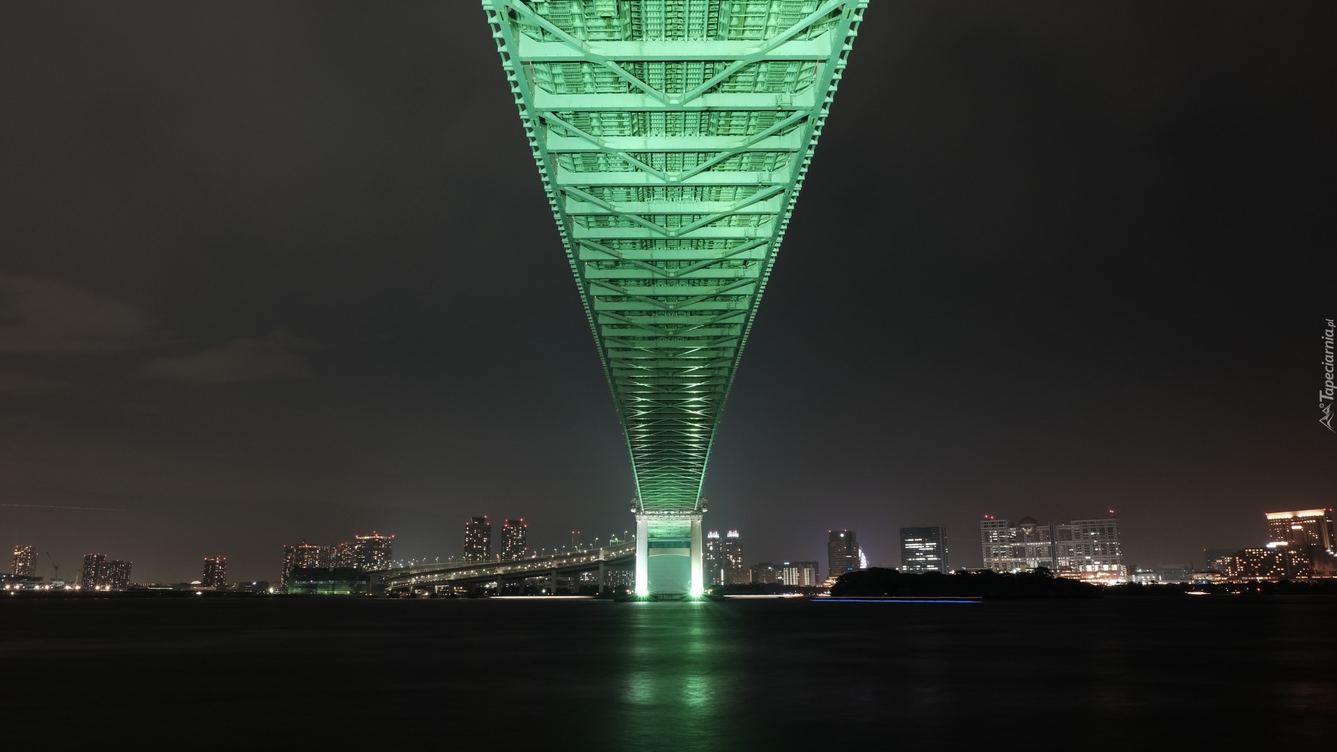 Japonia, Tokio, Zatoka Tokijska, Most Rainbow Bridge