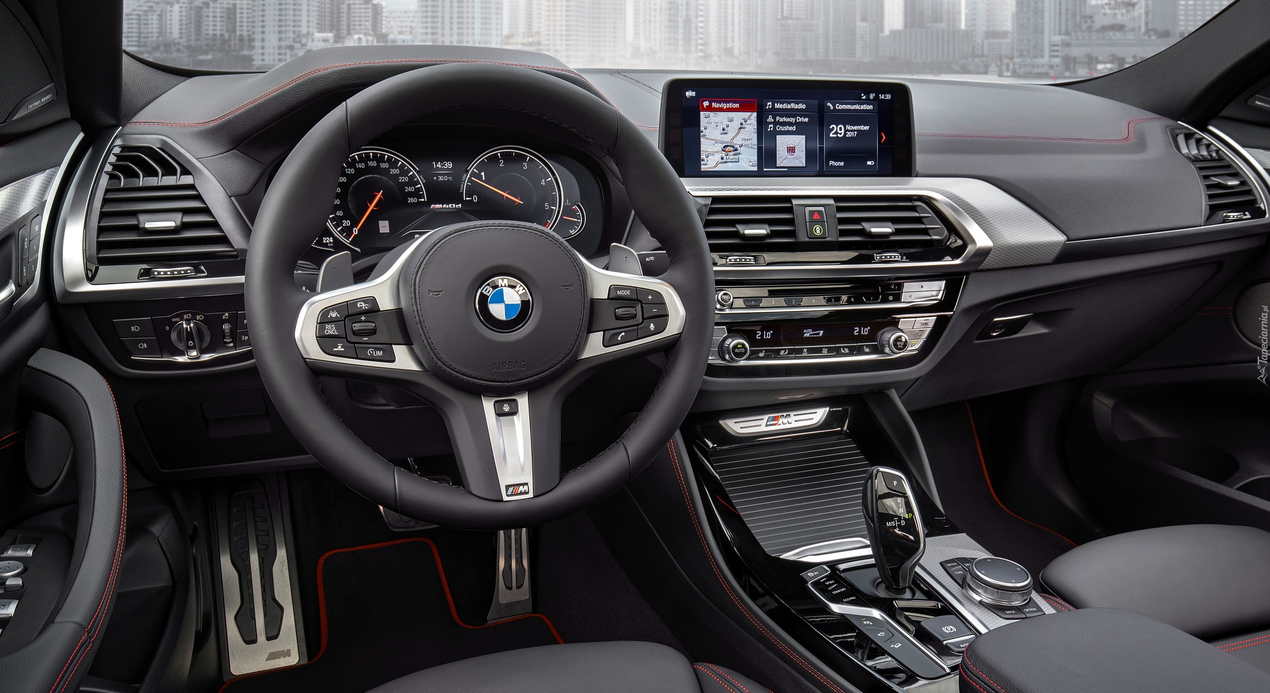 Wnętrze, BMW X4, 2018