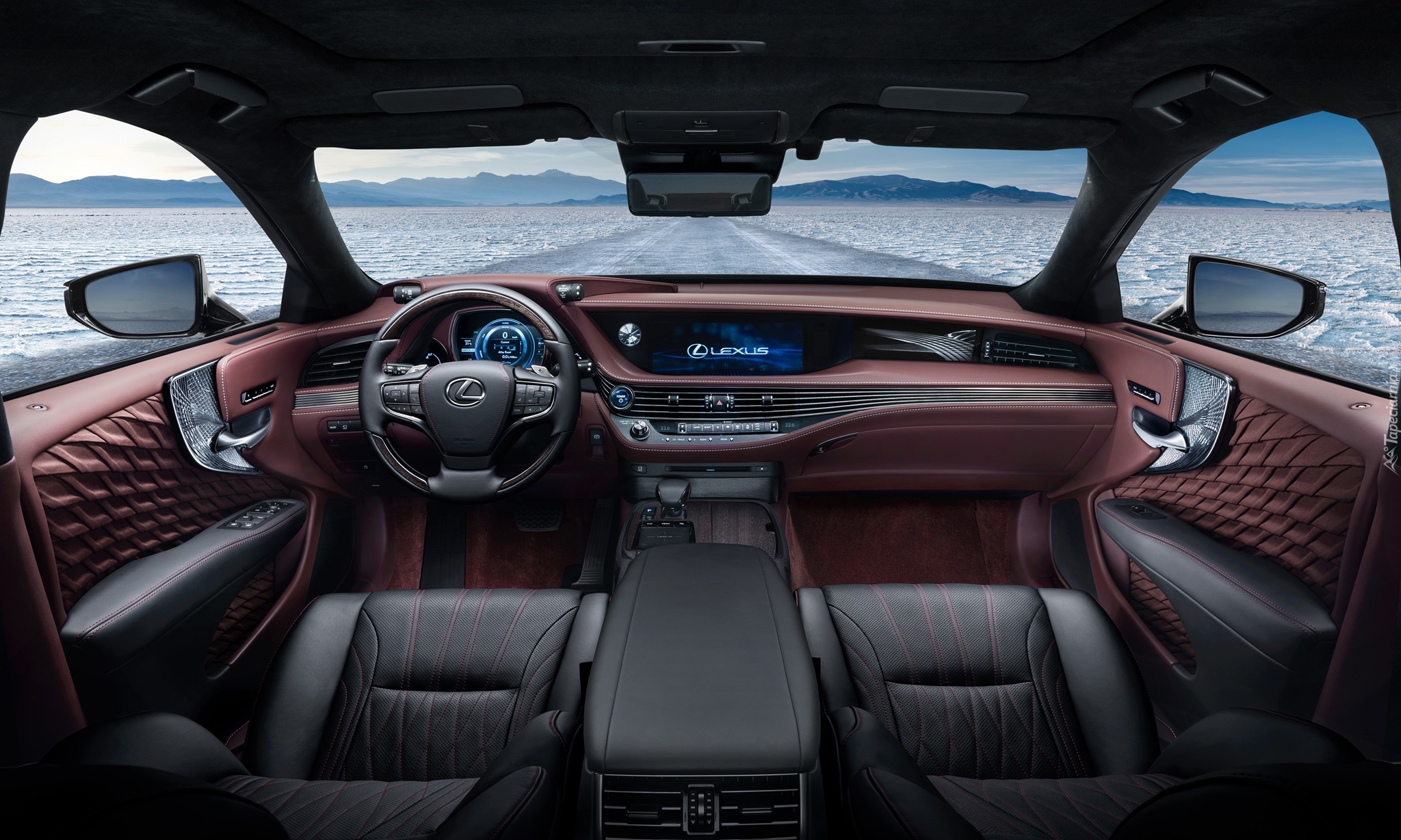 Wnętrze samochodu Lexus LS 500h rocznik 2017