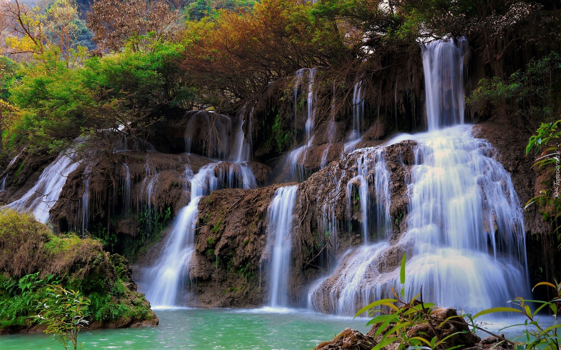 Tajlandia, Prowincja Tak, Wodospad Thi Lo Su, Las, Rzeka Mae Klong