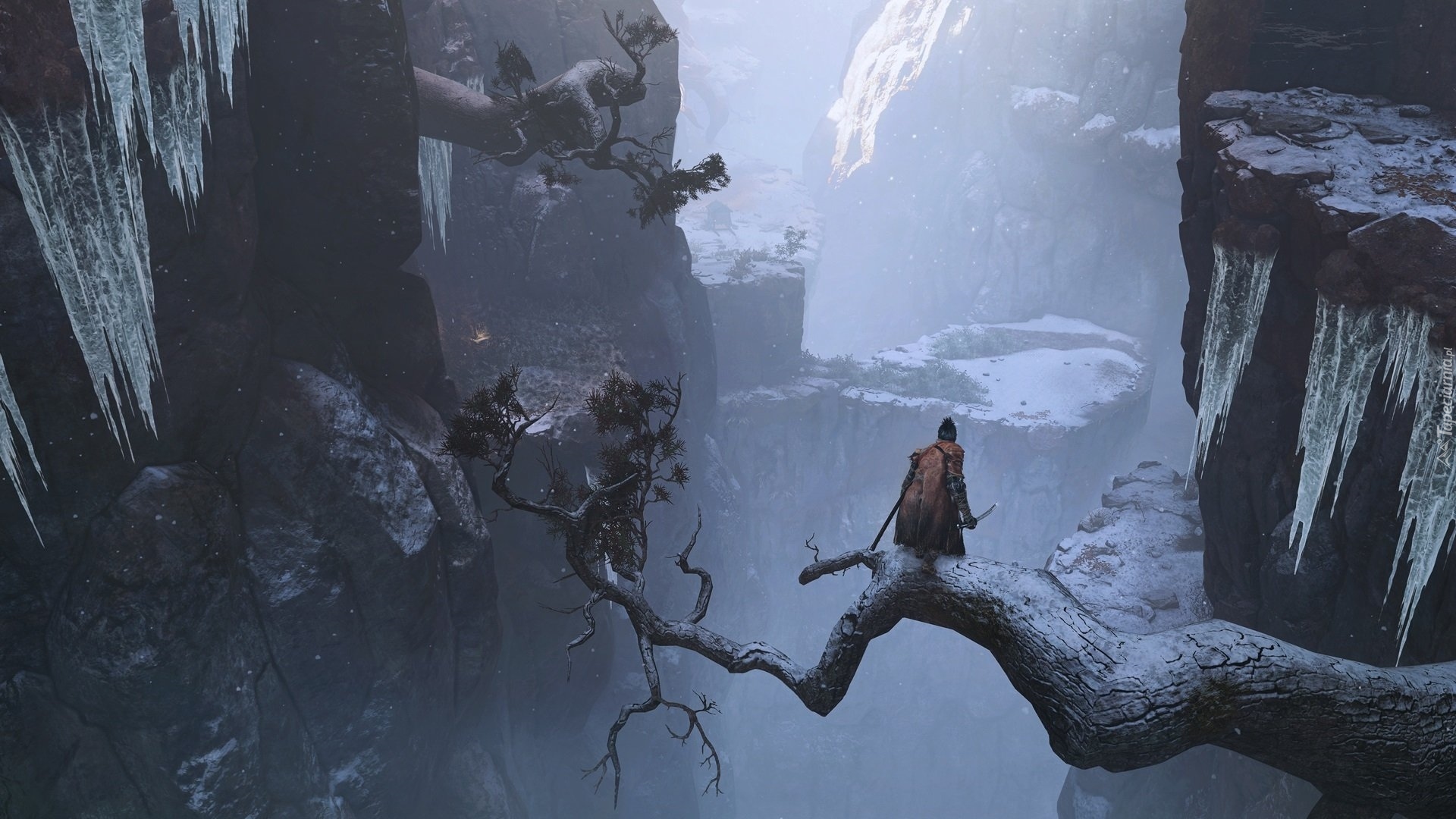 Gra, Sekiro Shadows Die Twice, Góry, Konar, Wojownik, Sekiro