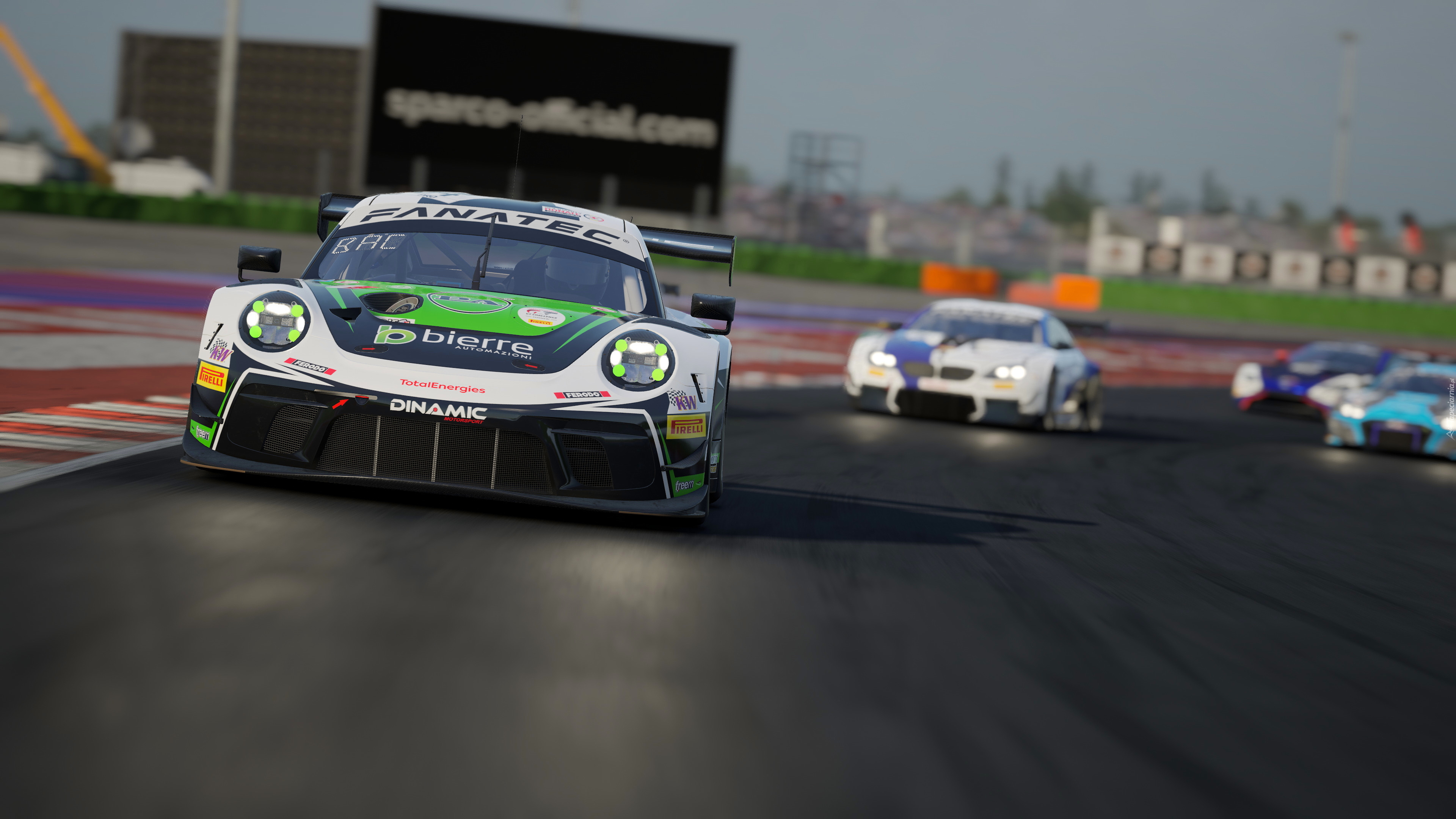 Samochody, Wyścig, Tor, Gra, Assetto Corsa Competizione