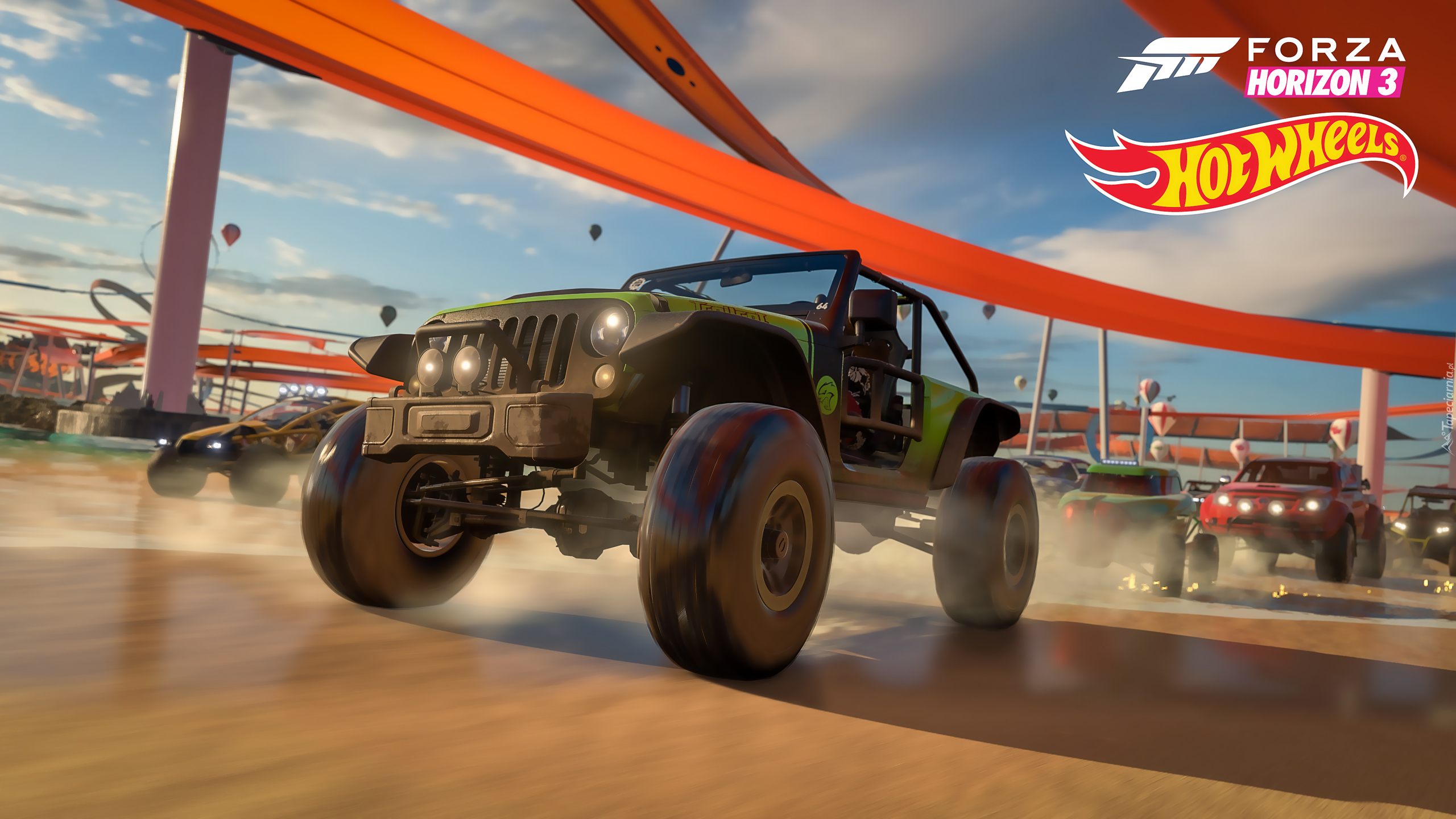 Forza Horizon 3, Hot Wheels, Samochody, Wyścig, Plakat