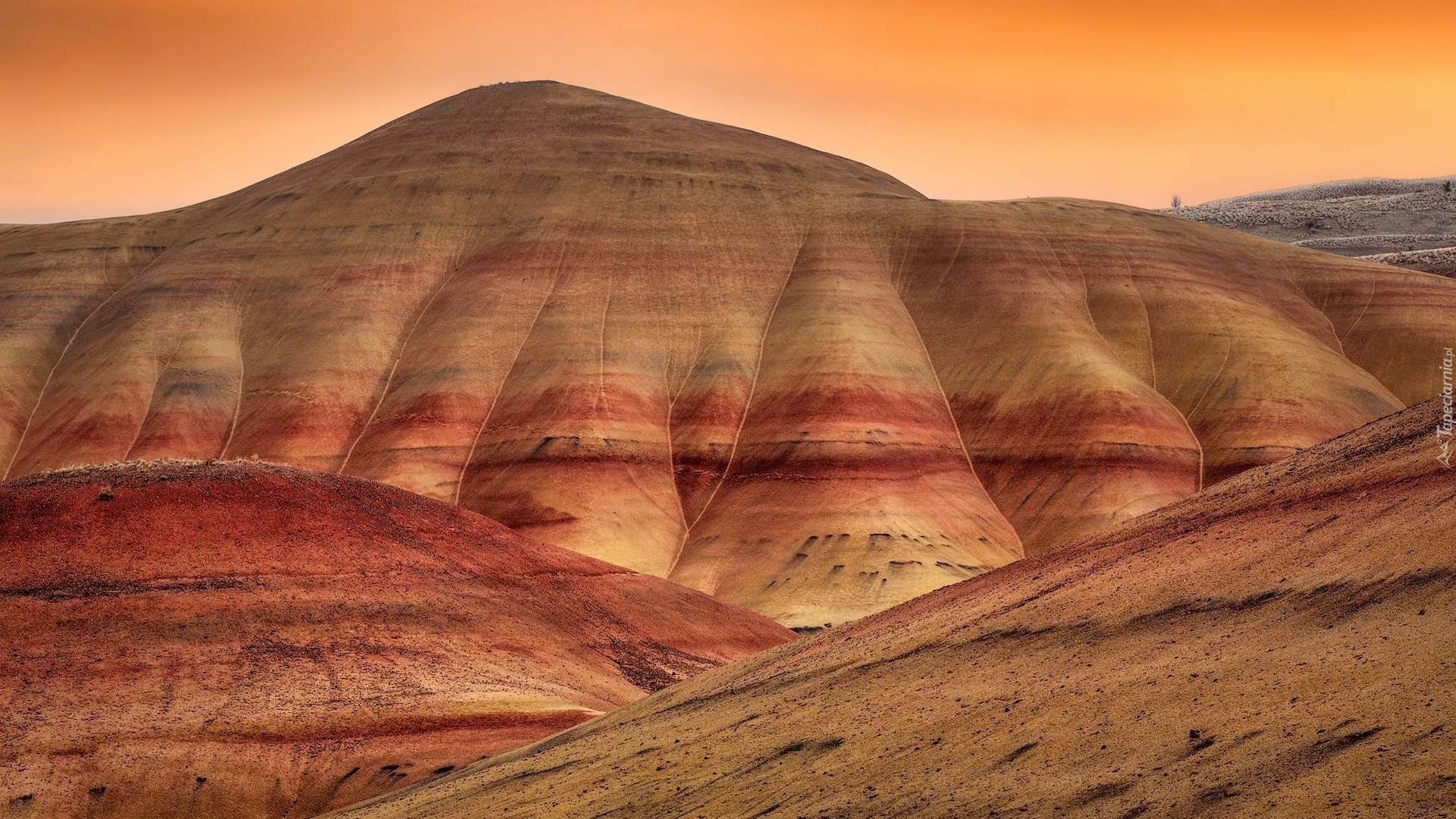 Stany Zjednoczone, Oregon, Hrabstwo Wheeler, Wzgórza, Painted Hills, Góry