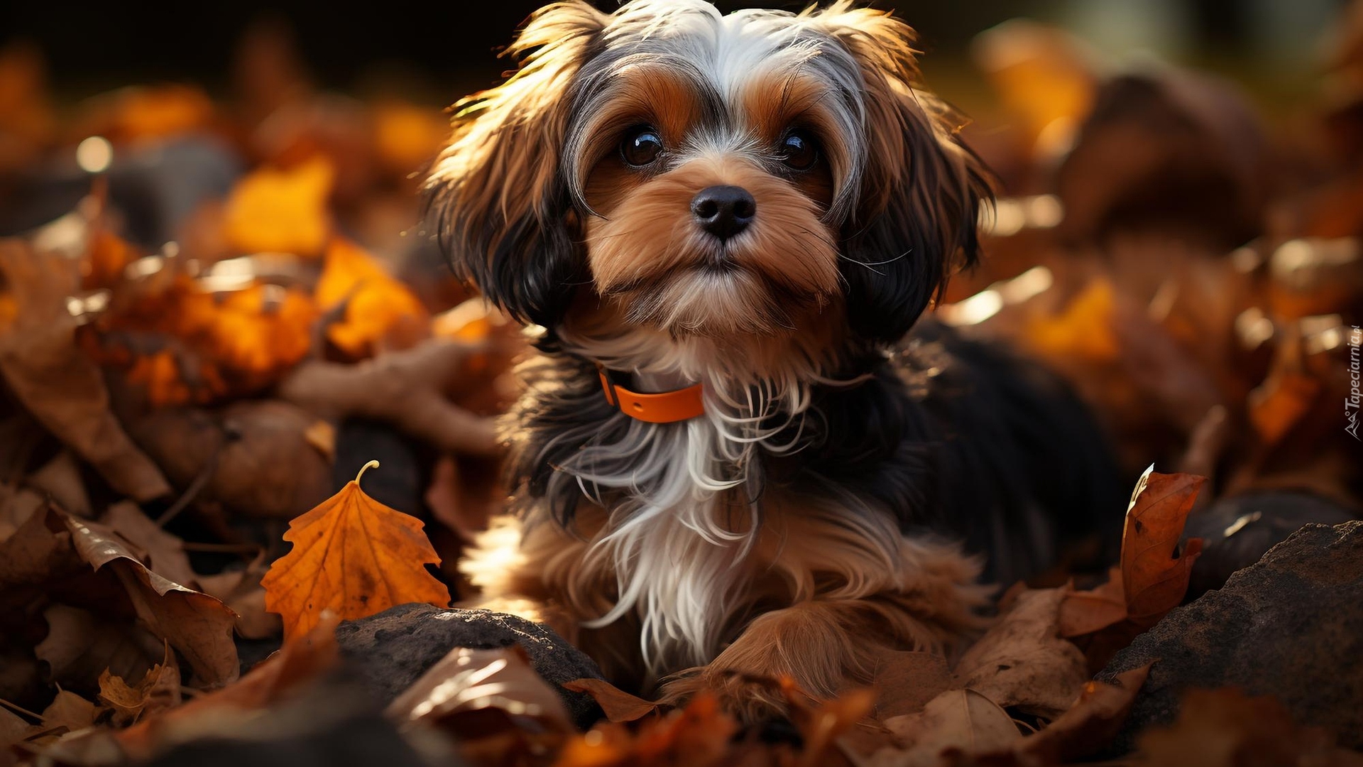 Pies, Yorkshire terrier, Liście