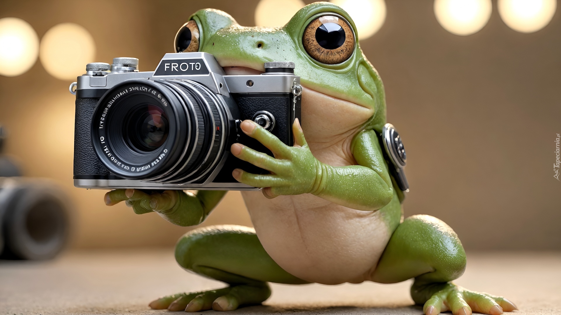 Żaba, Aparat fotograficzny, Grafika