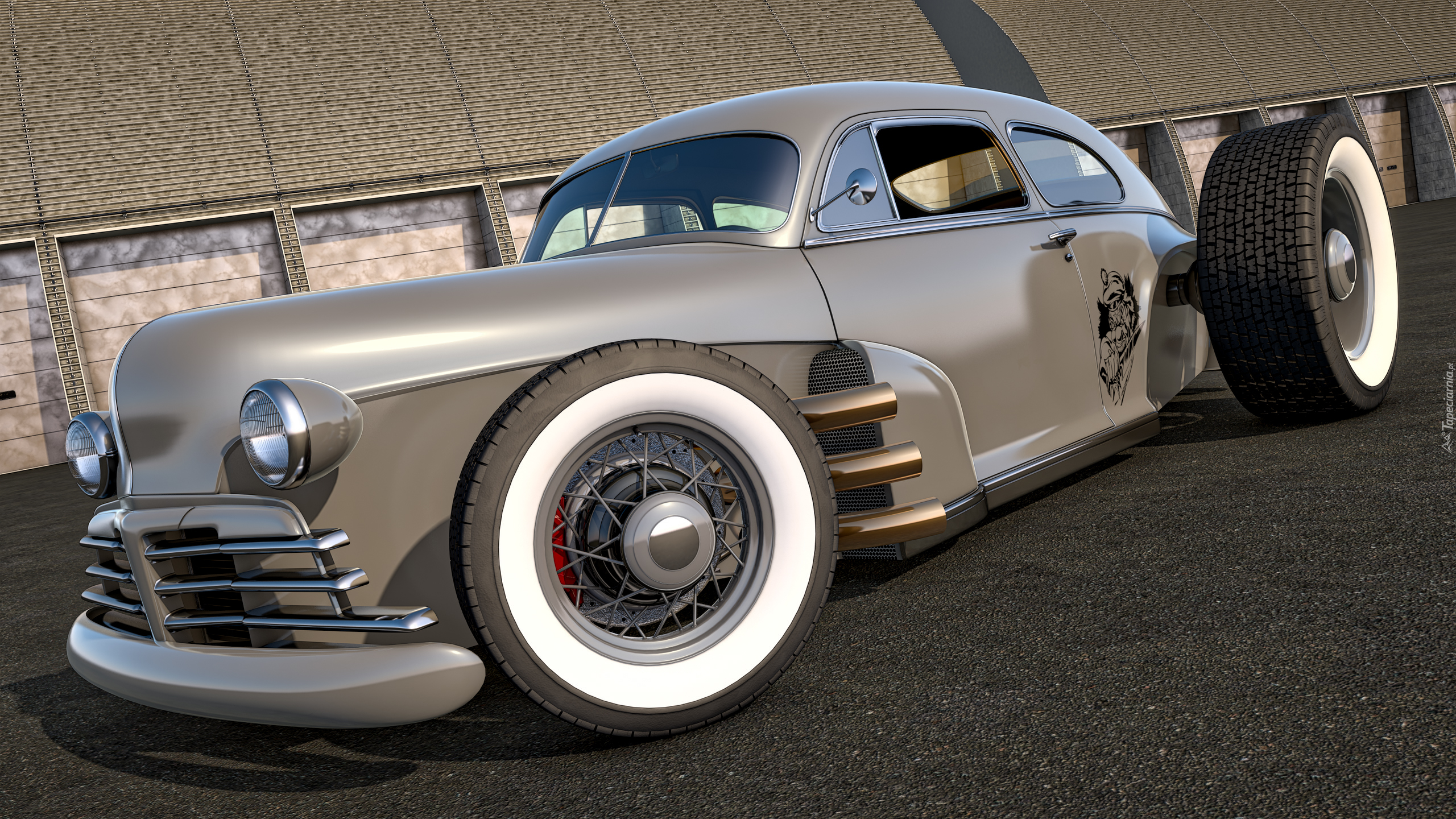 Zabytkowy, Chevrolet Fleetline, 1948, Rat Rod