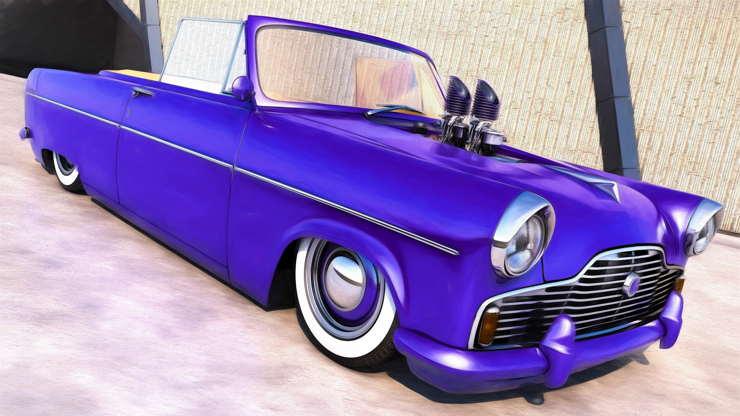 Zabytkowy, Ford Zephyr Convertible, 1958