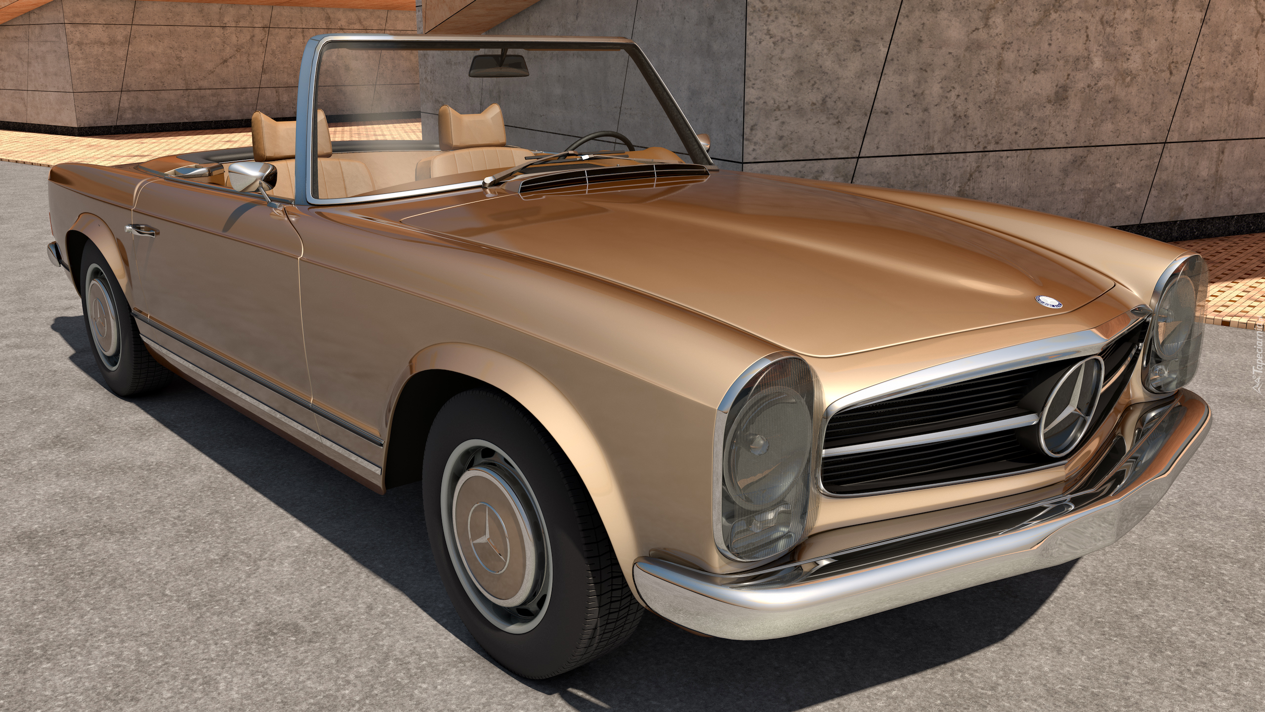 Zabytkowy, Mercedes Benz 230SL W113, 1963-1967