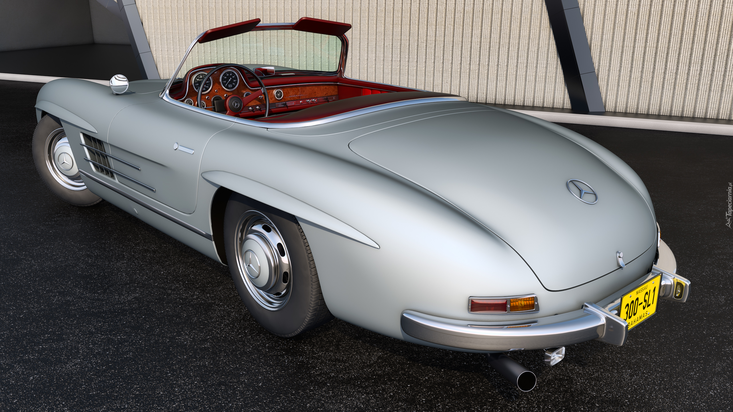 Zabytkowy, Mercedes Benz 300 SL Roadster, 1956