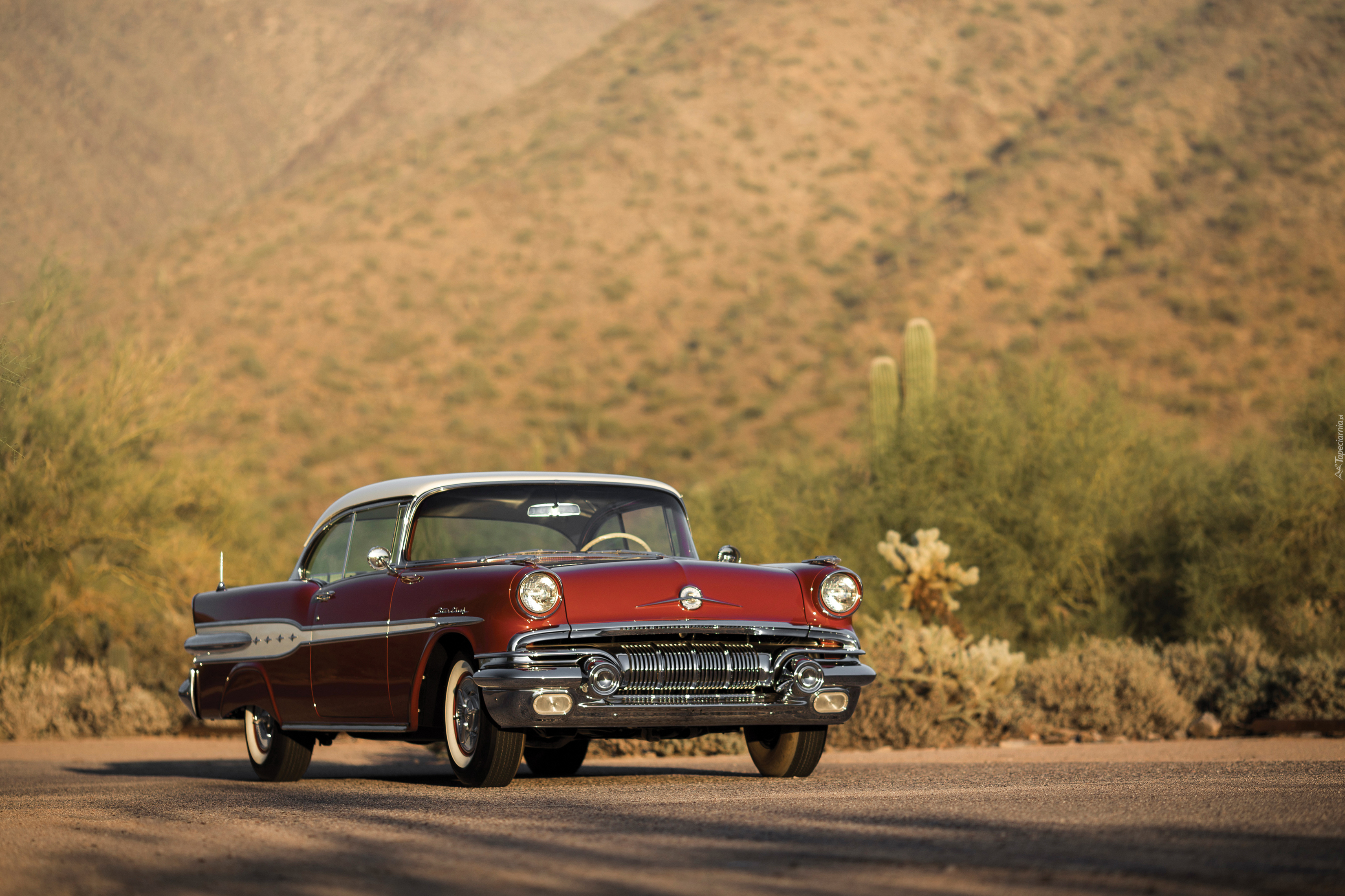 Zabytkowy, Pontiac Star Chief Custom Catalina Coupe, 1957