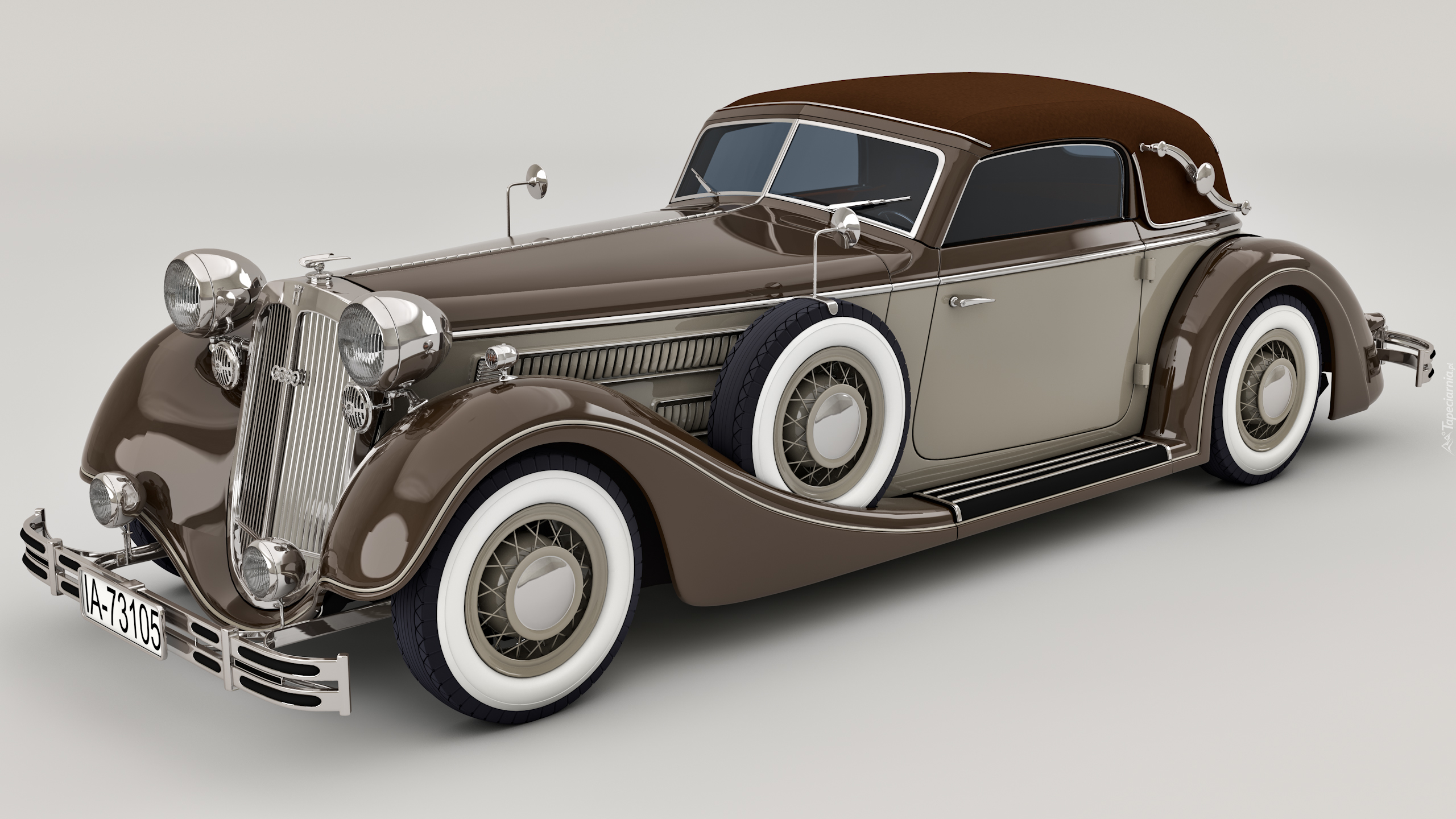 Zabytkowy, Horch 853A Sport Cabrio, 1937