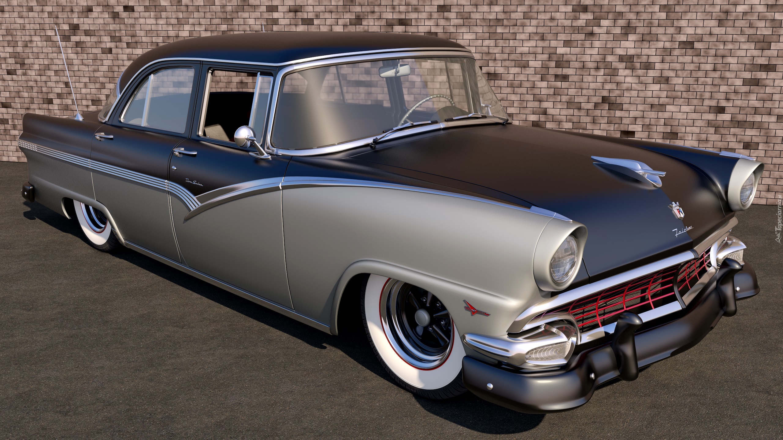 Zabytkowy, Ford Fairlane Town Sedan, 1956